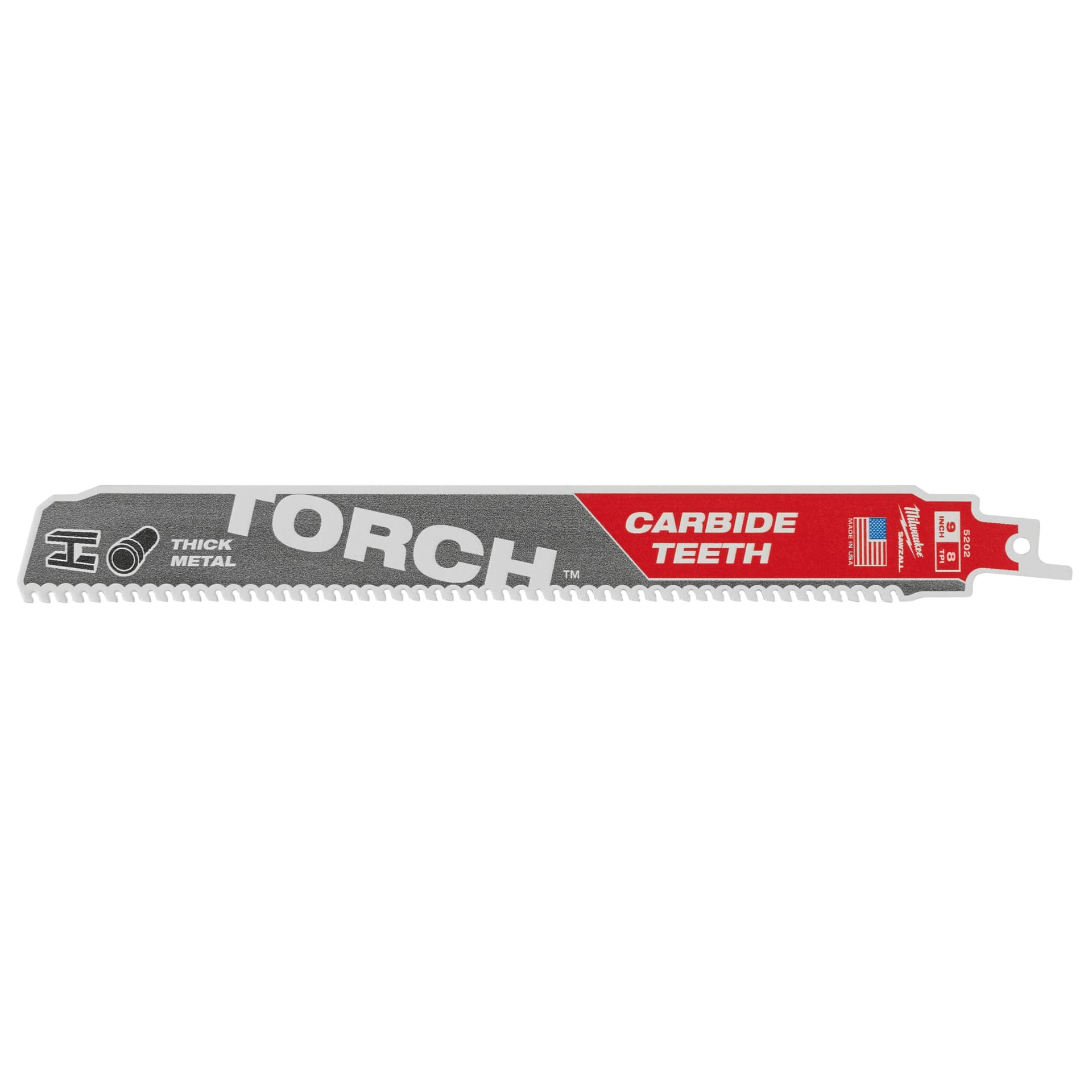 Pânze fierăstrău sabie TCT TORCH 230x8T - 5 buc, 5 bucăți