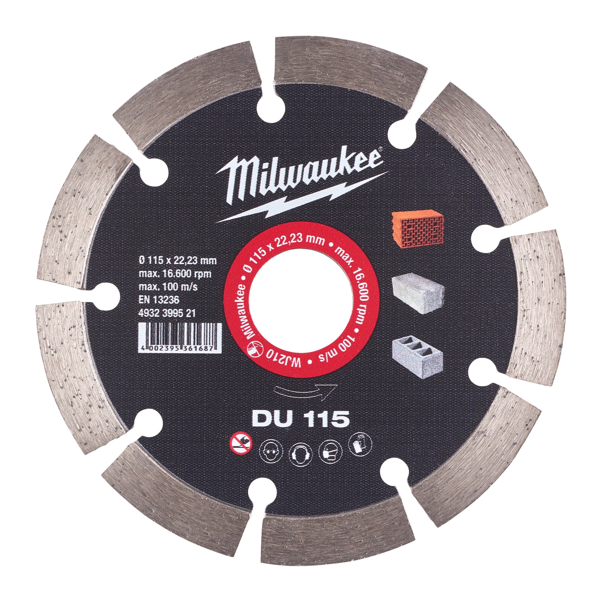Disc diamantat DU 115 x 22,2 mm