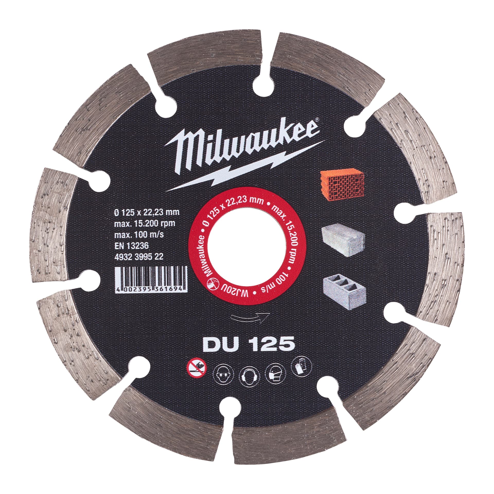 Disc diamantat DU 125 x 22,2 mm