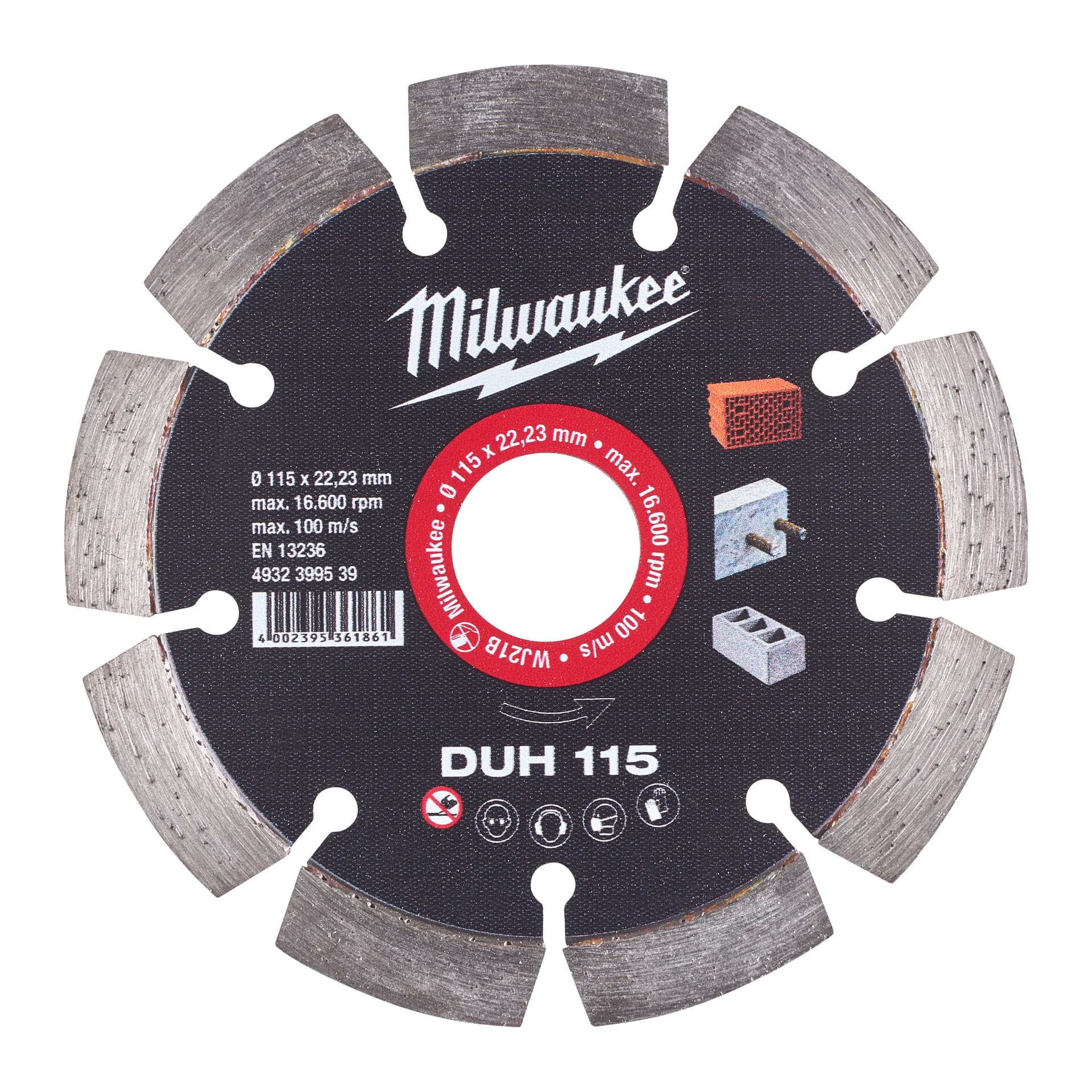 Disc diamantat DUH 115 x 22,2 mm
