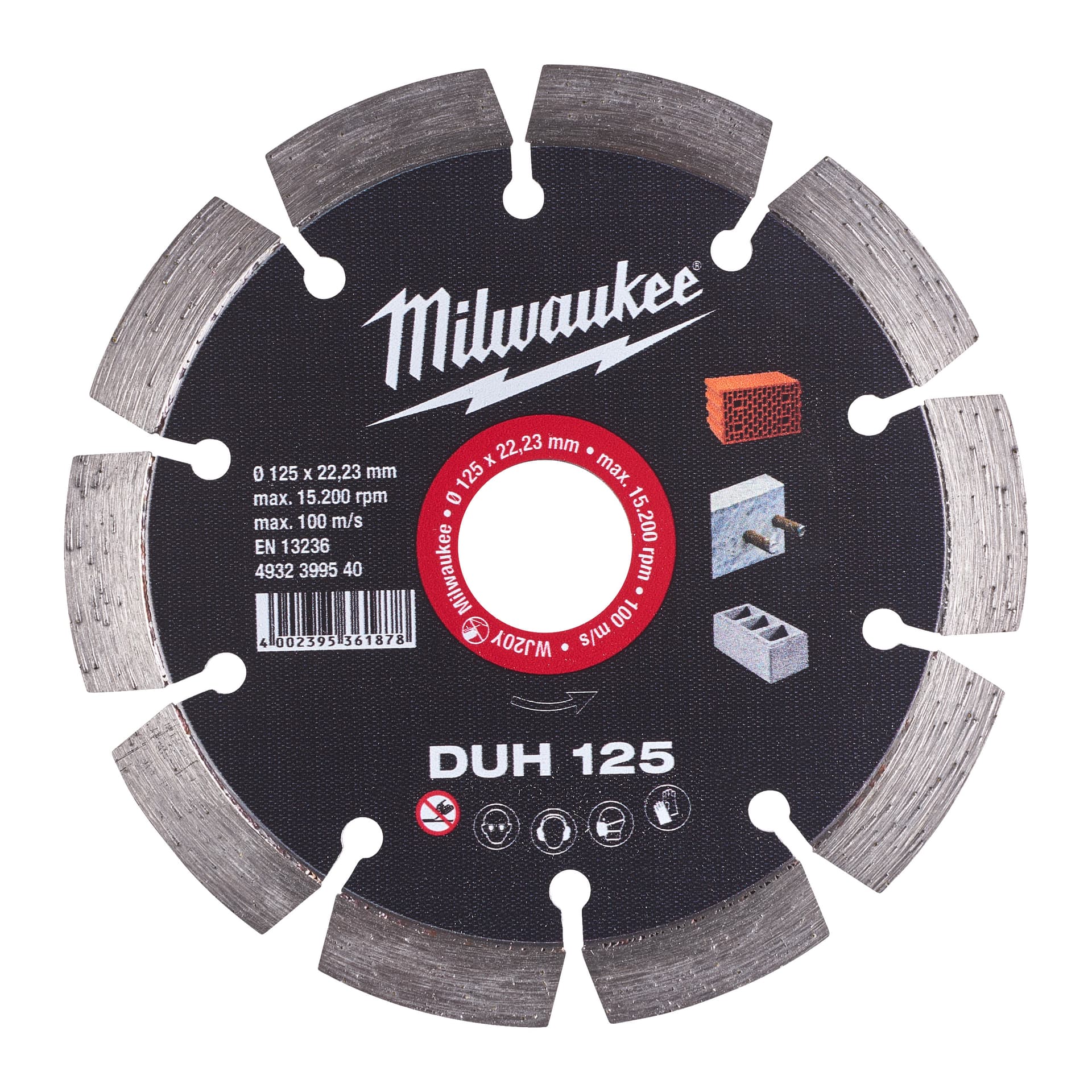 Disc diamantat DUH 125 x 22,2 mm