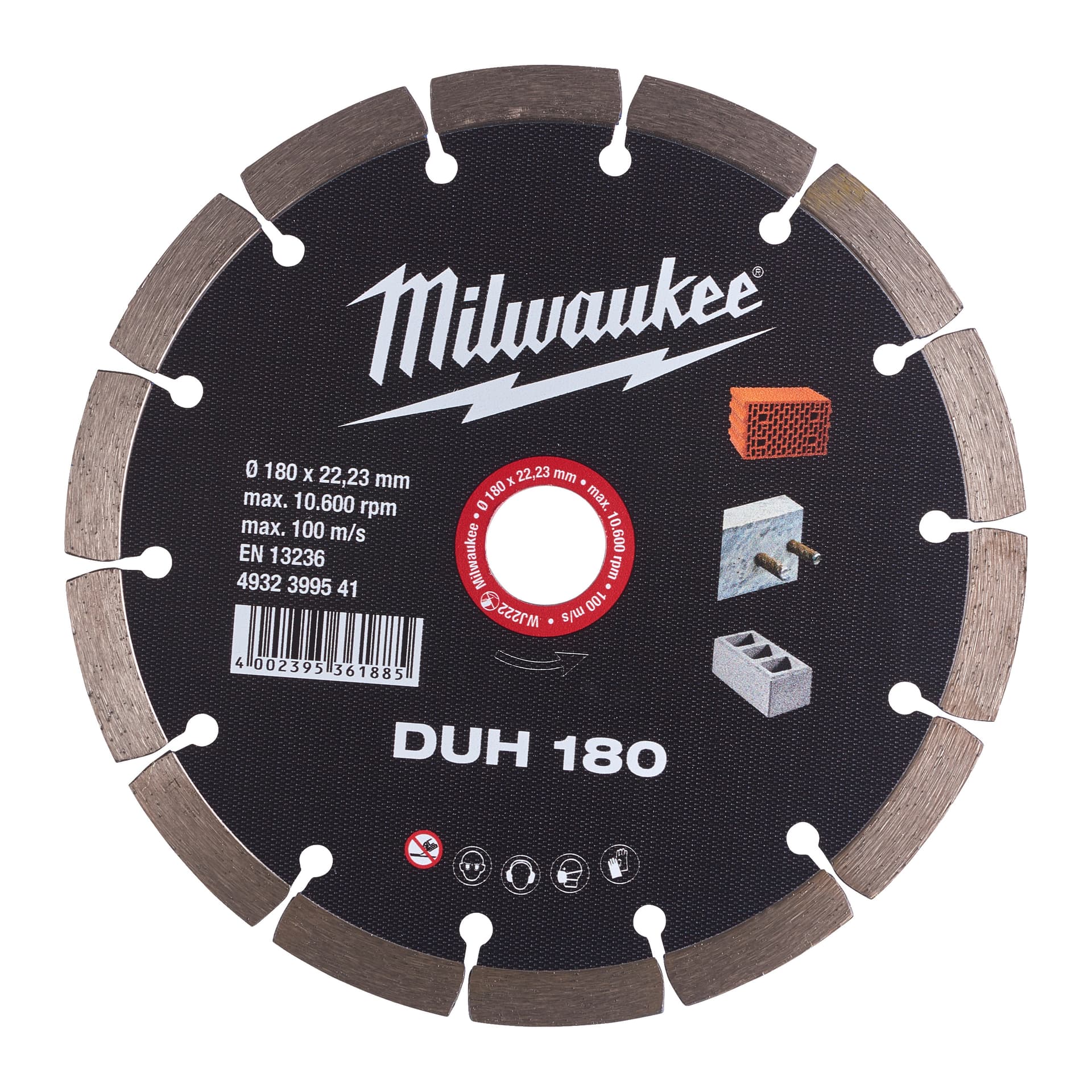 Disc diamantat DUH 180 x 22,2 mm