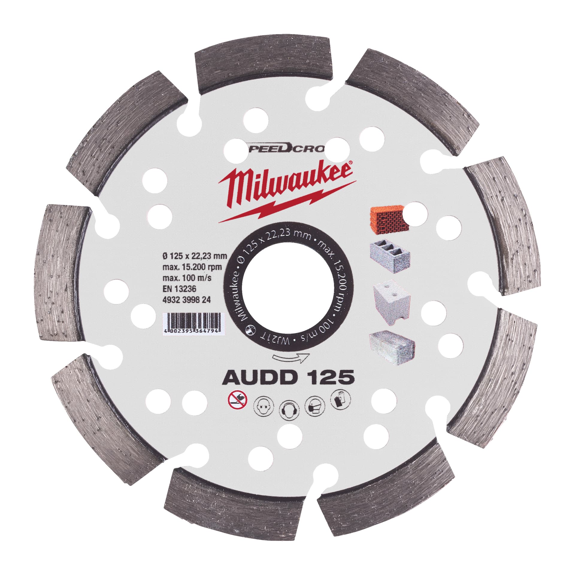 Disc diamantat AUDD 125 mm
