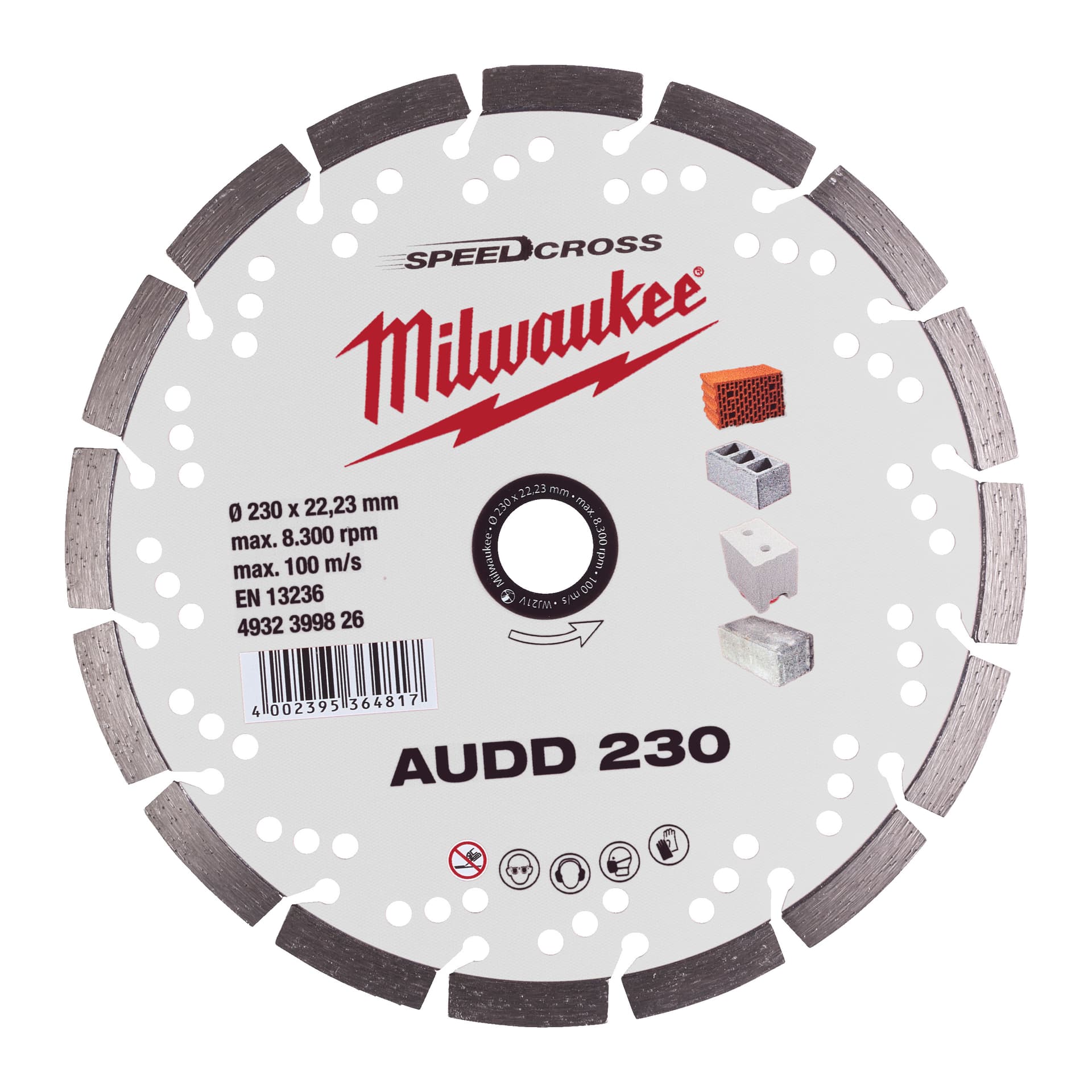 Disc diamantat AUDD 230 mm