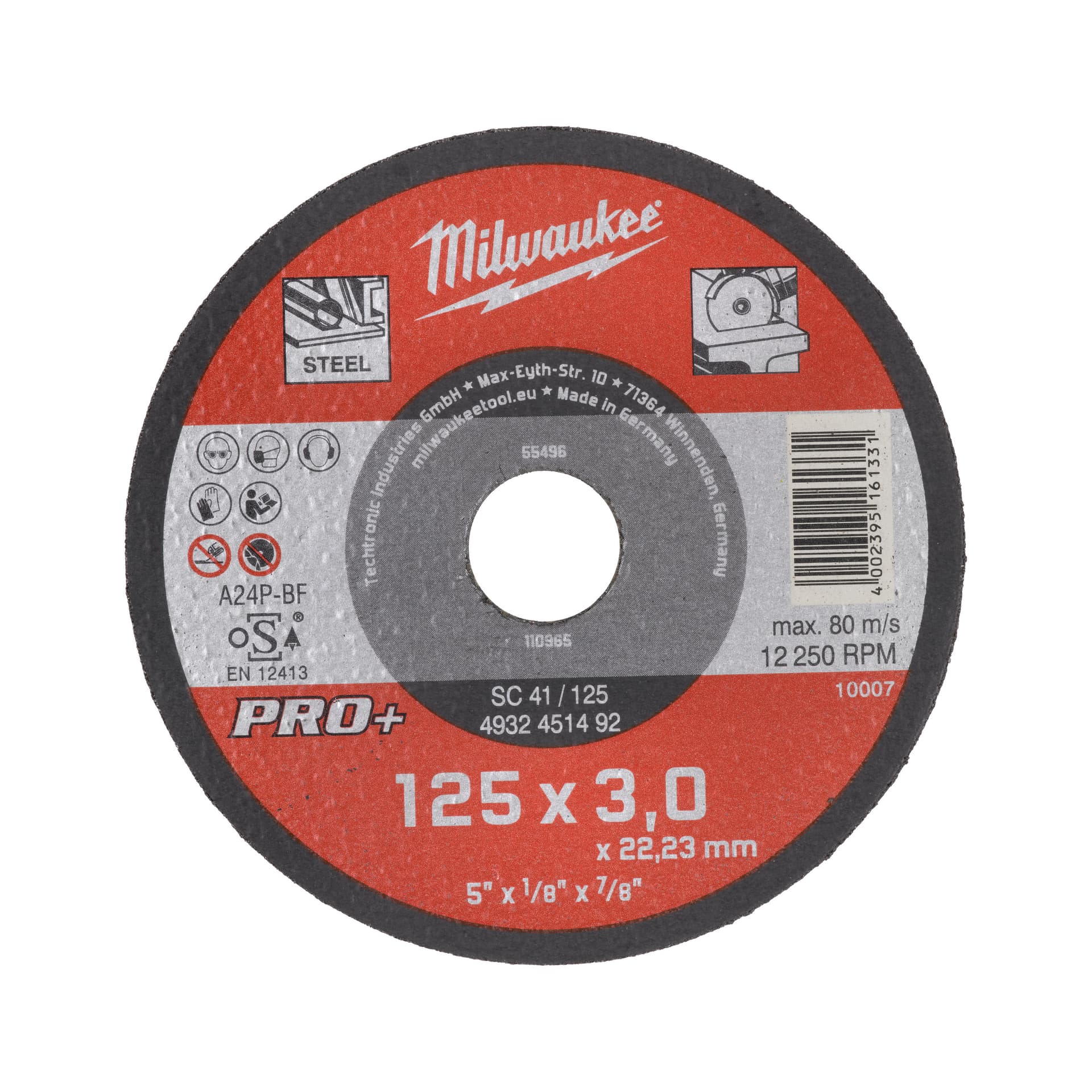 Disc pentru metal plat 125X3 PRO+