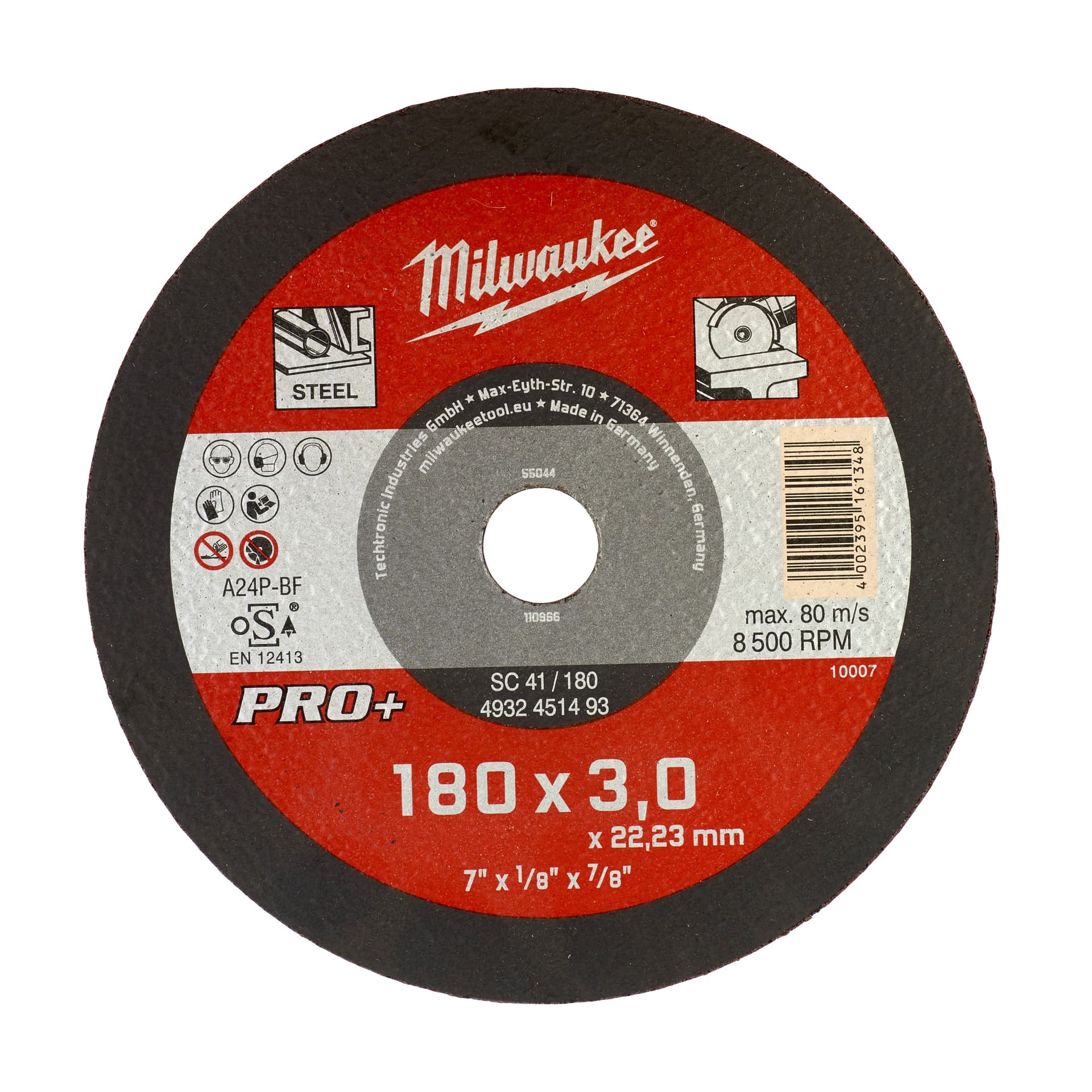 Disc pentru metal plat 180X3 PRO+