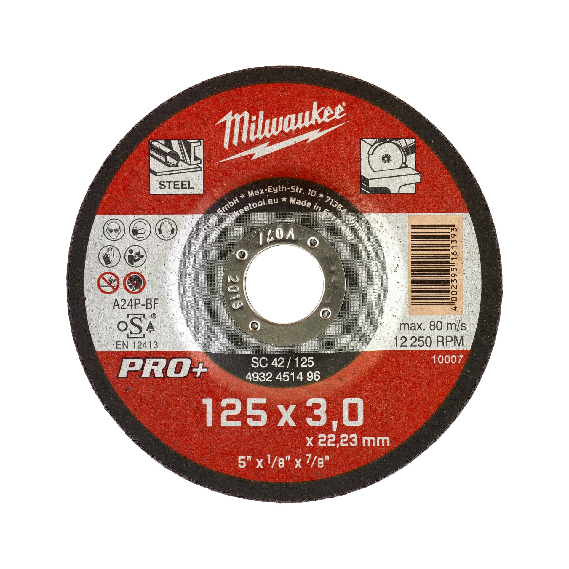 Disc pentru metal convex 125X3 PRO+