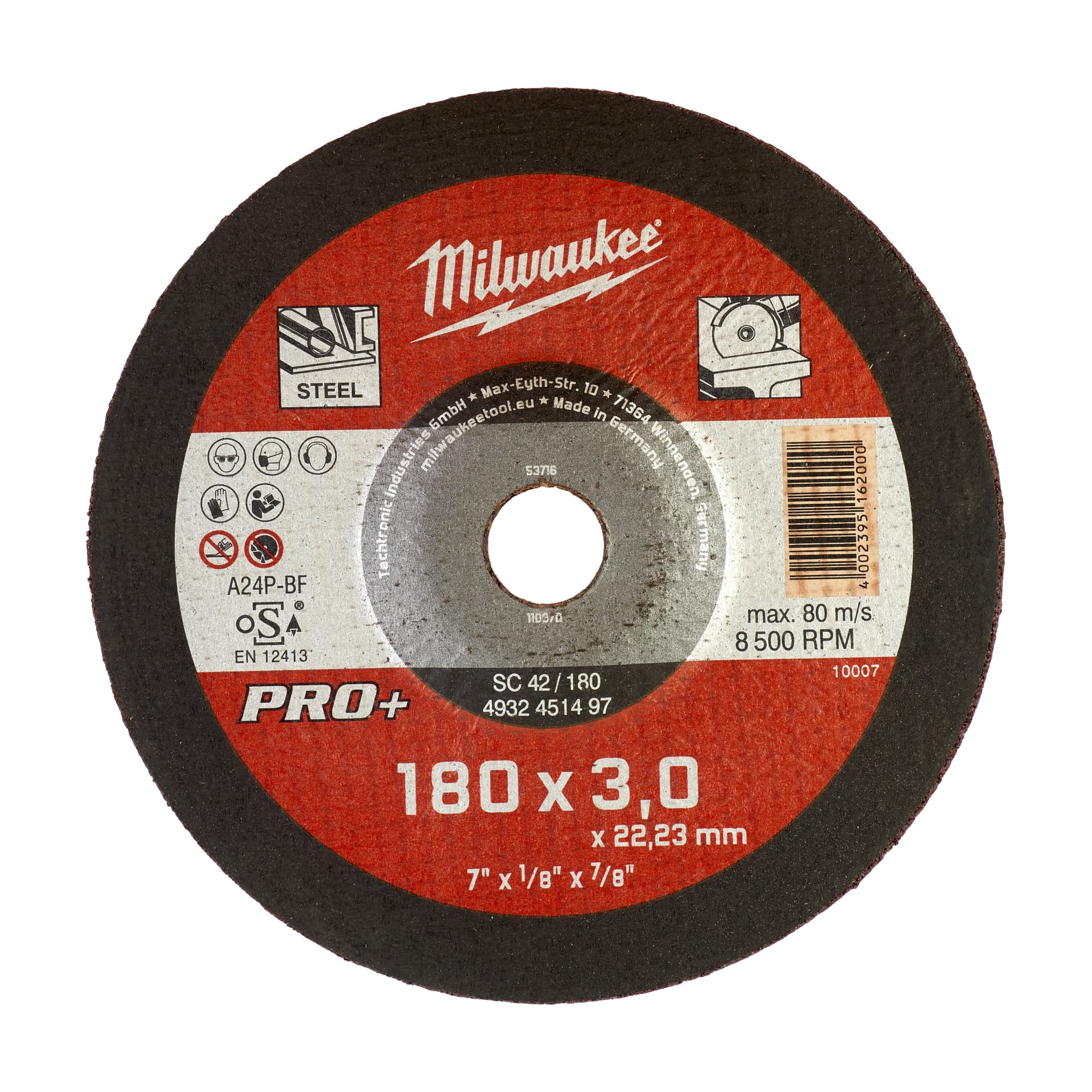 Disc pentru metal convex 180X3 PRO+