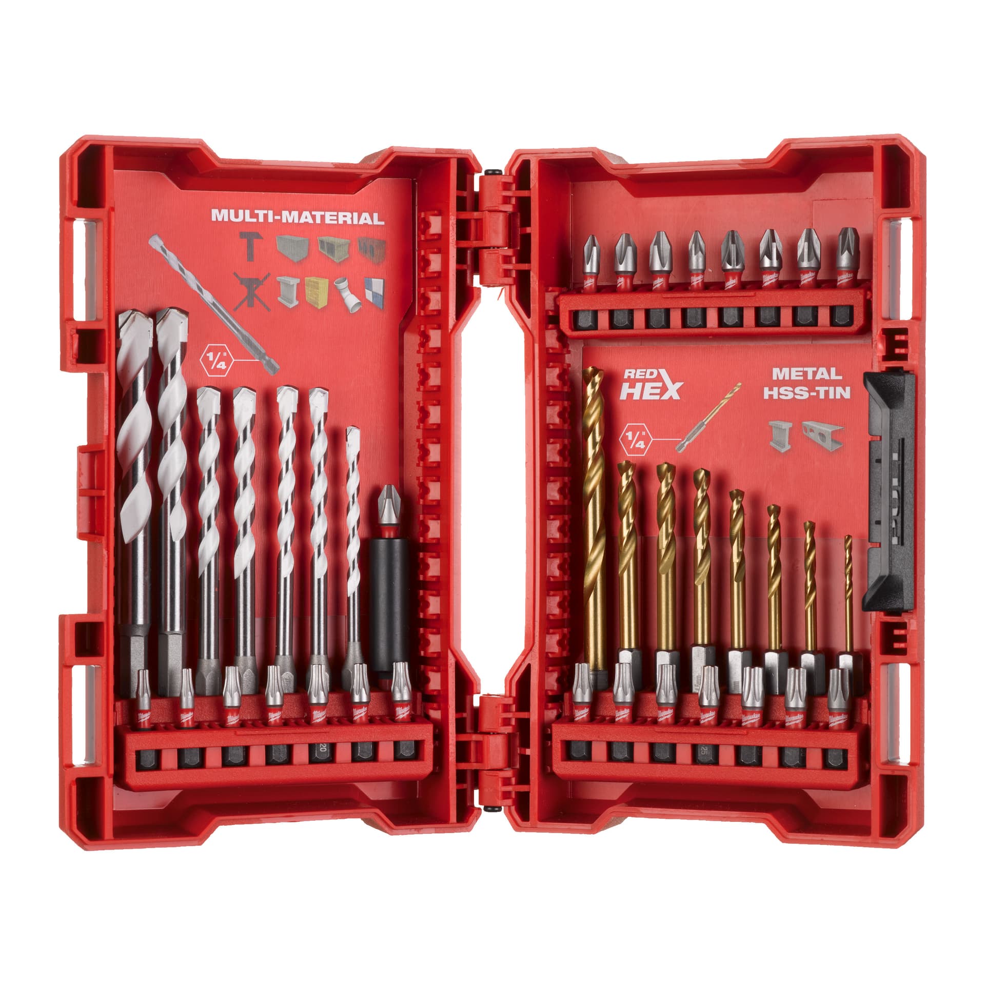 Setul de burghiu și burghiu SHOCKWAVE™5.5 39 bucăți.
