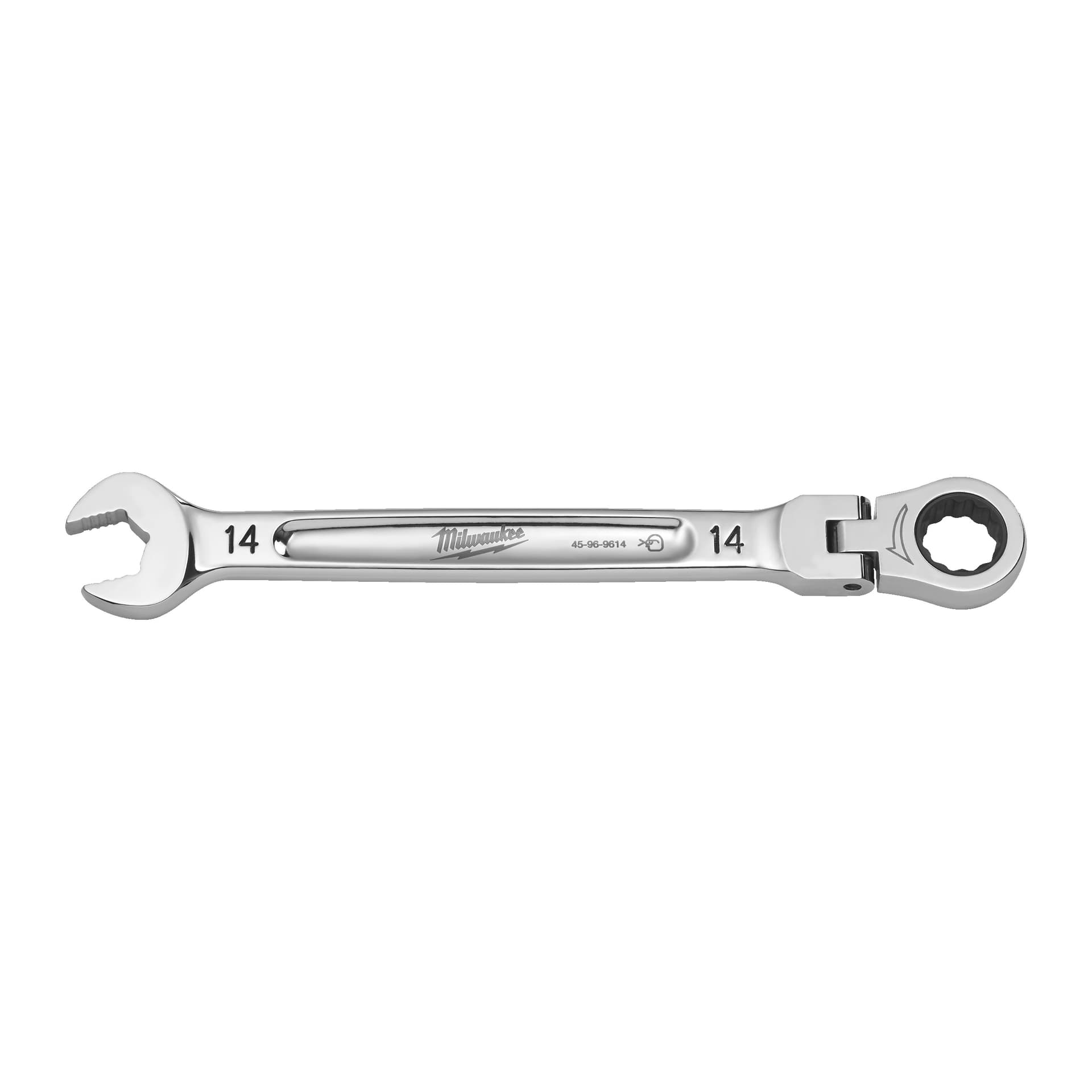 Cheie fixă MAX BITE cu clichet și cap pivotant, 14mm