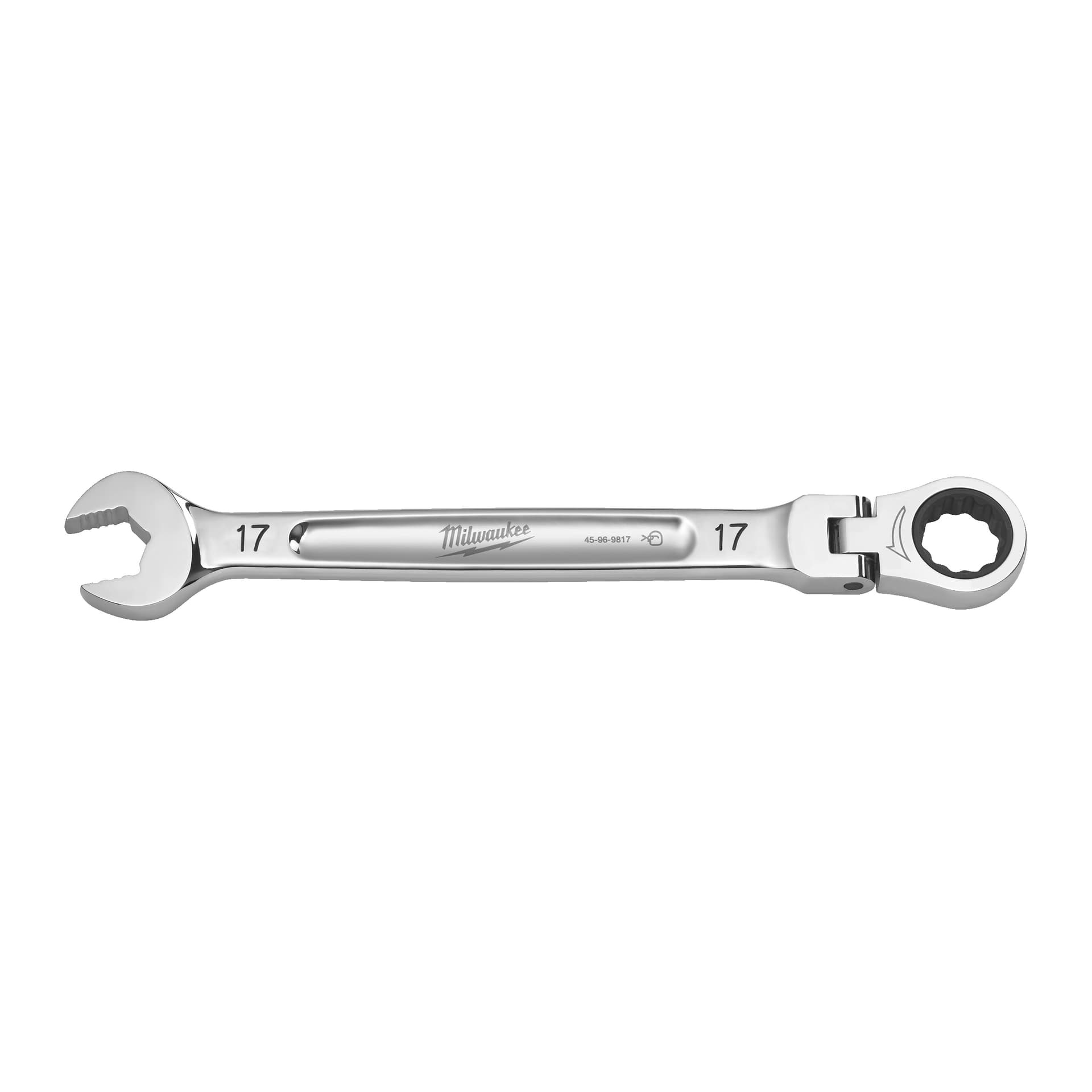 Cheie fixă MAX BITE cu clichet și cap pivotant, 17mm
