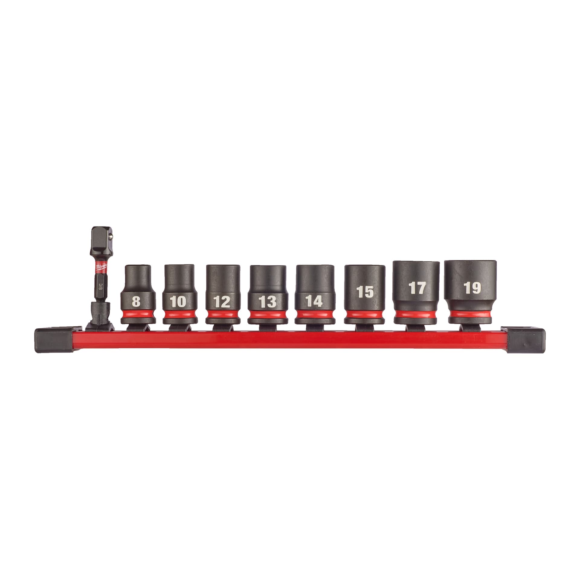 Set de 9 chei tubulare de impact ShW 3/8, scurte, 1 set