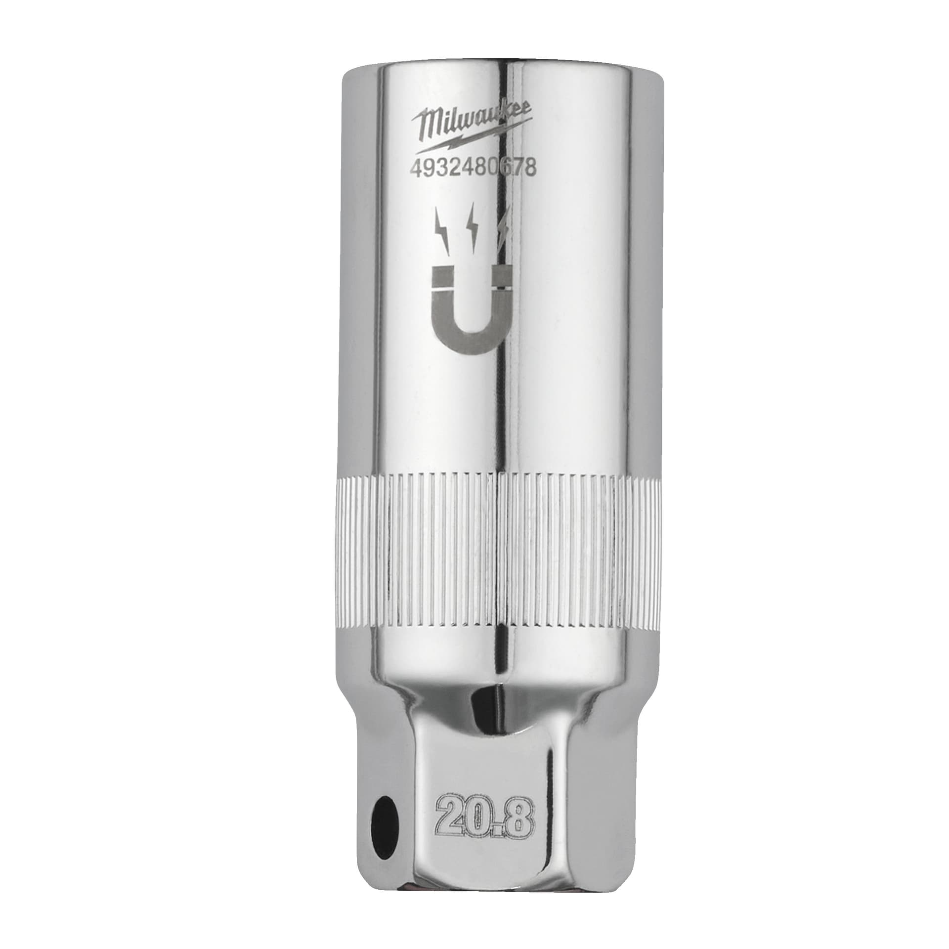 Cheie tubulară 3/8 magnetică pentru bujie de 20,8mm