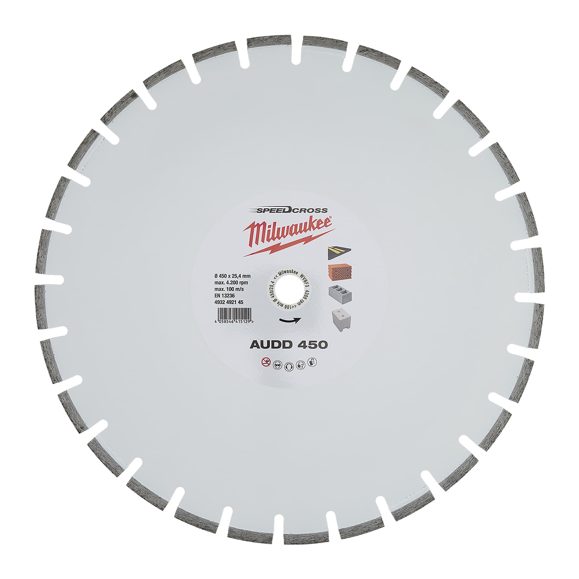 Disc diamantat Speedcross AUDD 450MM