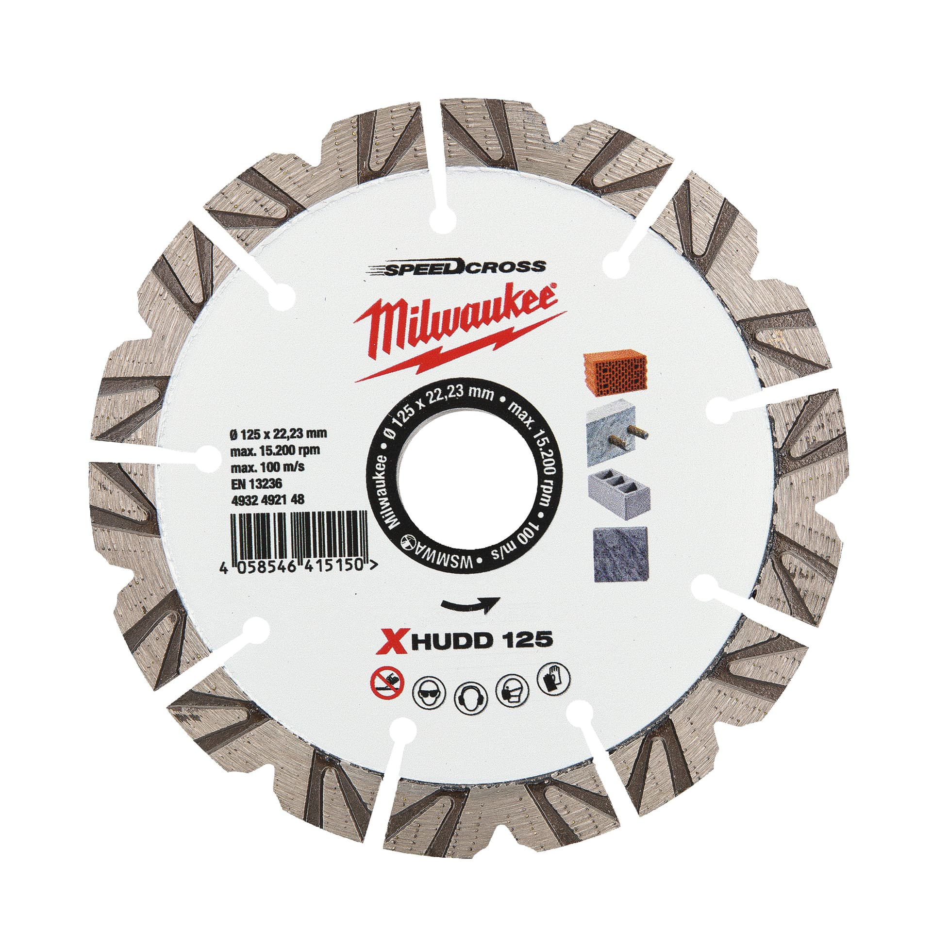 Disc diamantat Speedcross XHUDD 125mm