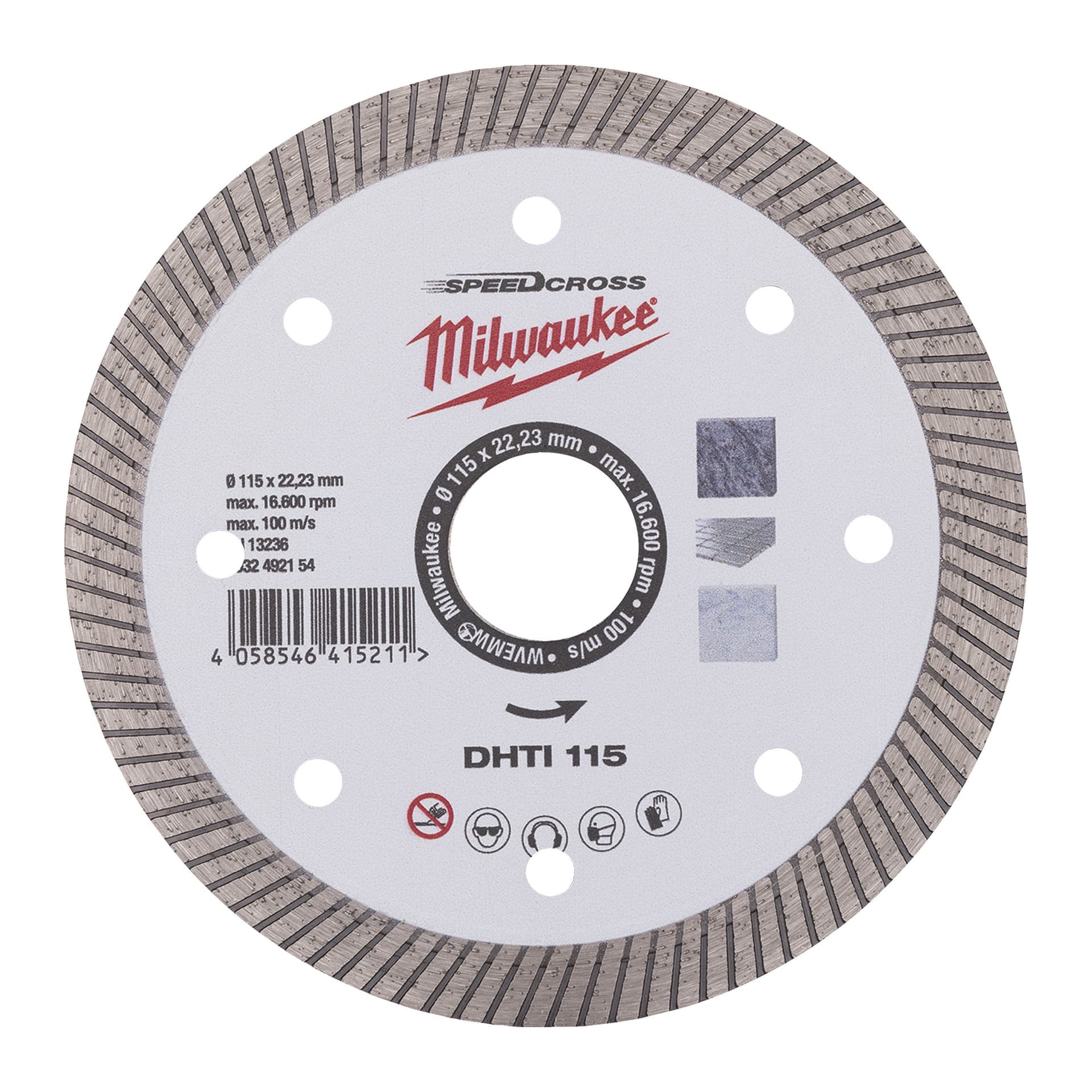 Disc diamantat Speedcross DHTi 115mm