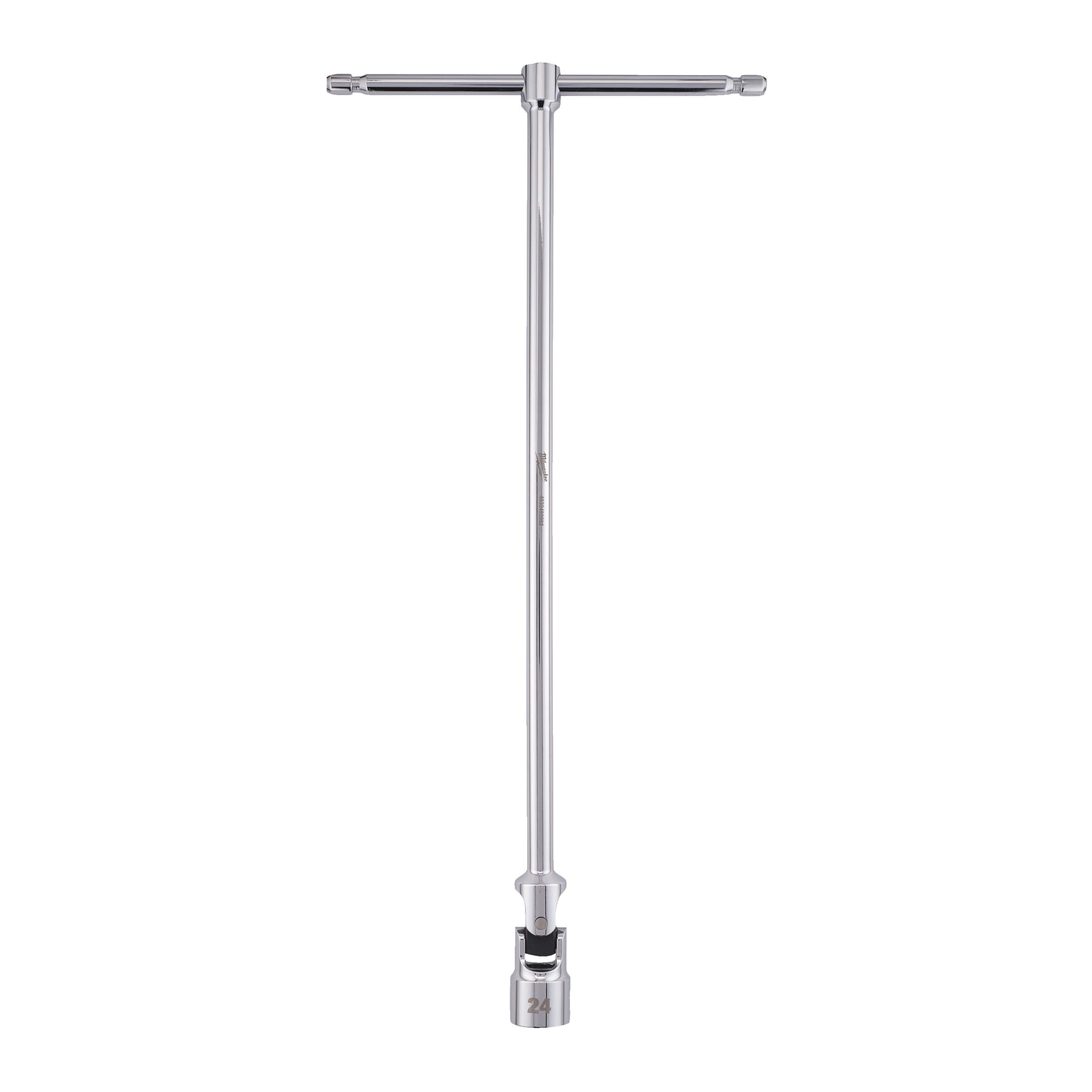 T-bar handle with swivel socket Hex 24mm