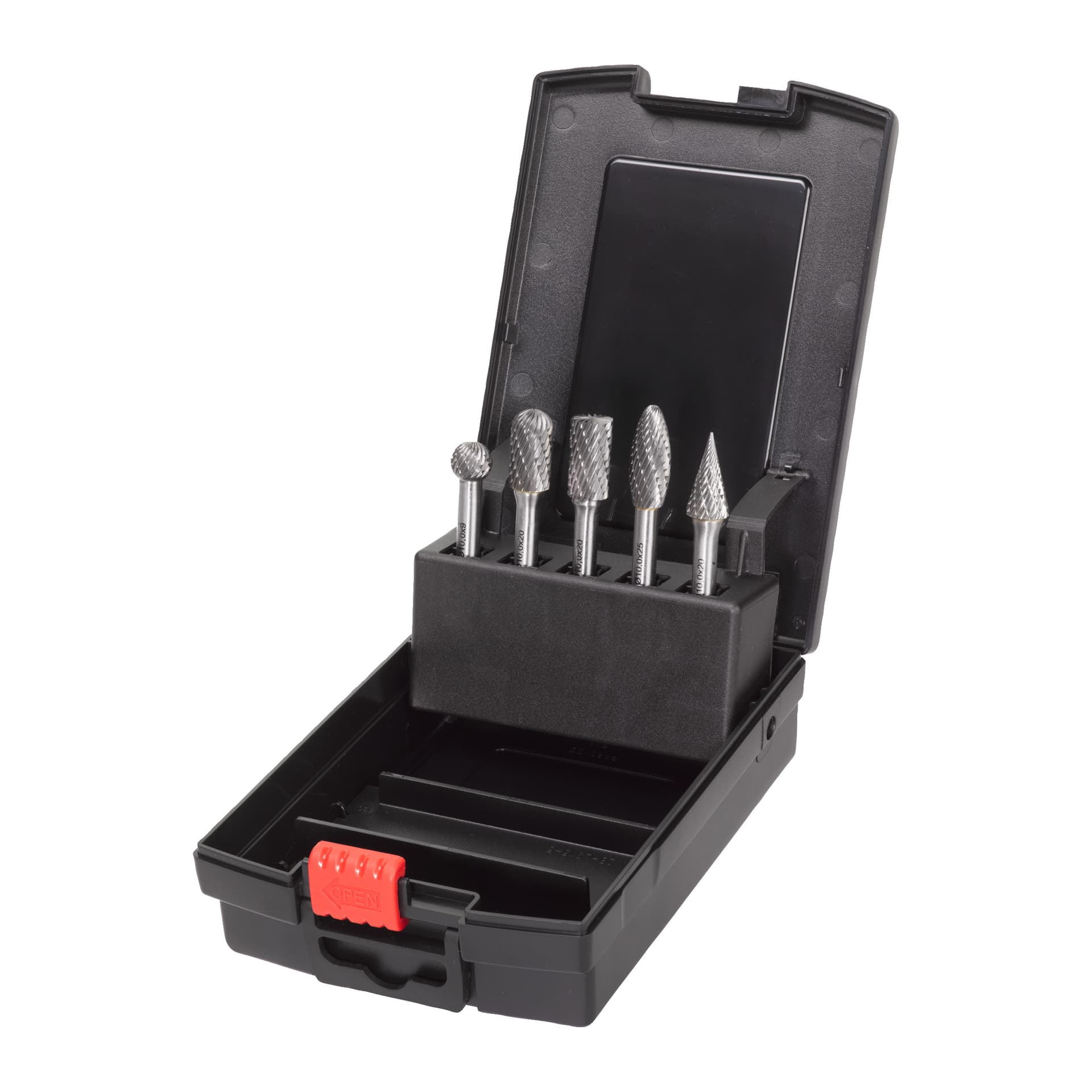 Set de 5 freze carbură 6x12.7mm