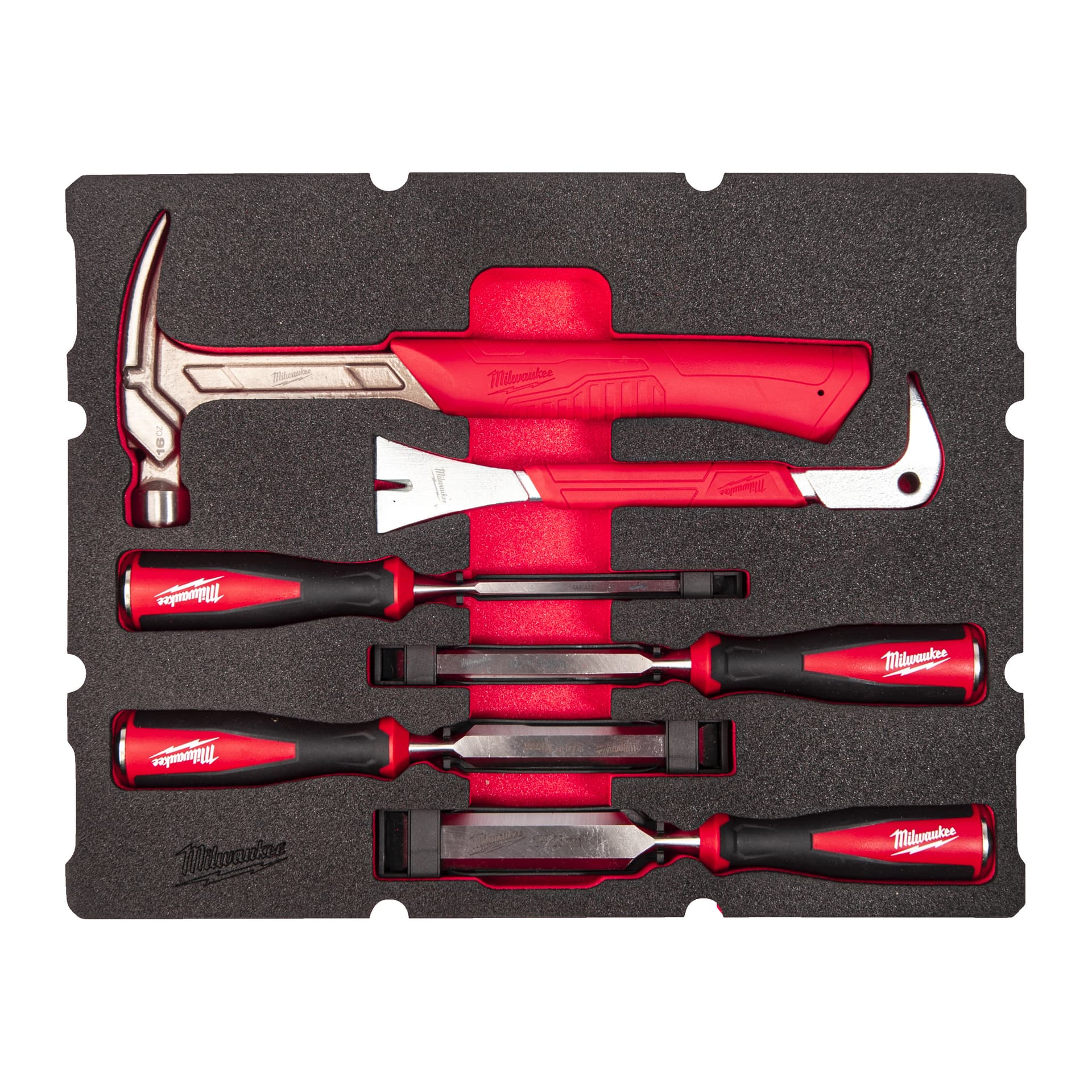 Inserție spumă Packout cu 6 produse pentru dulgherie