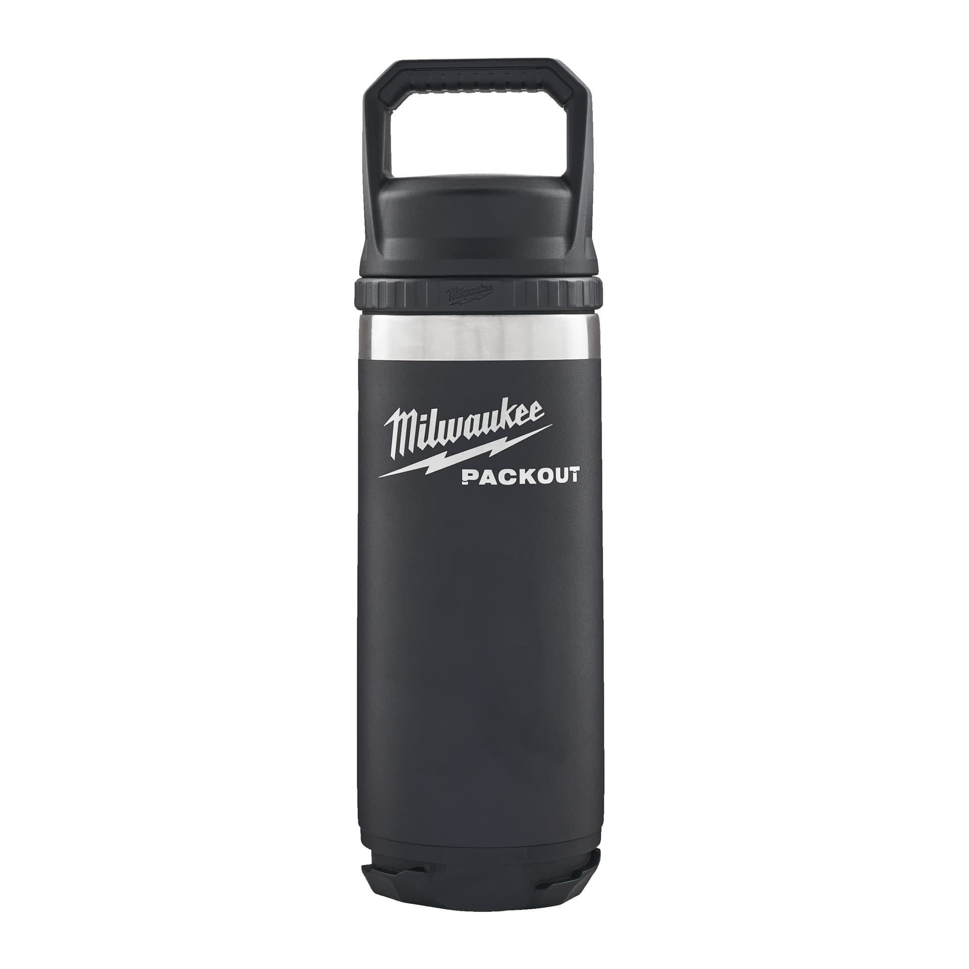 Sticlă neagră PACKOUT™ 532 ml cu capac