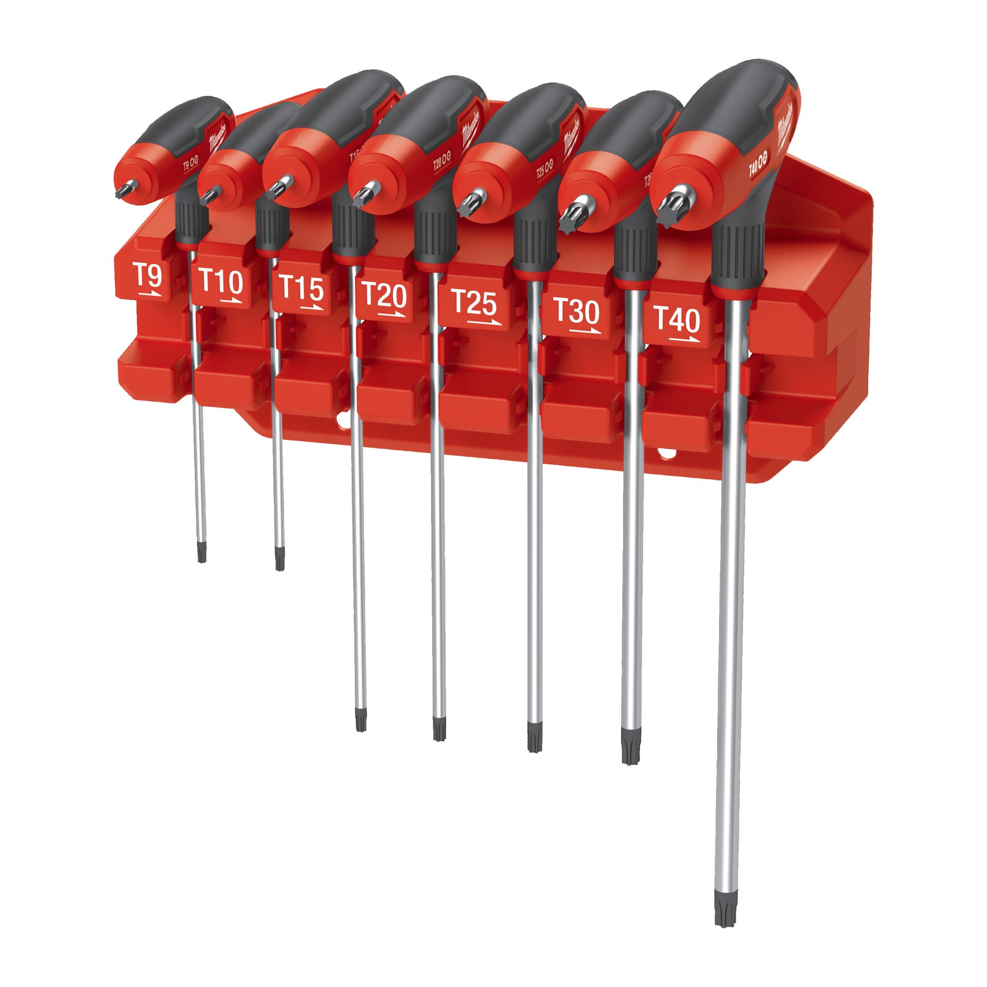 7 PC Torx Key Wrenches with Comfort Grip Set with Rack 2