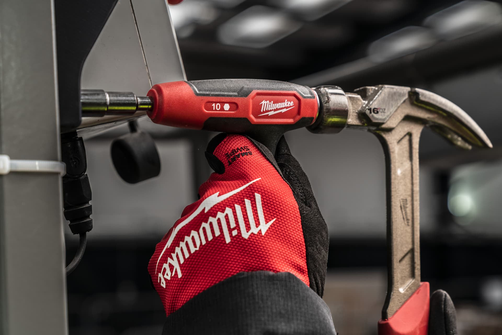10mm Nut driver with T-handle Grip 2