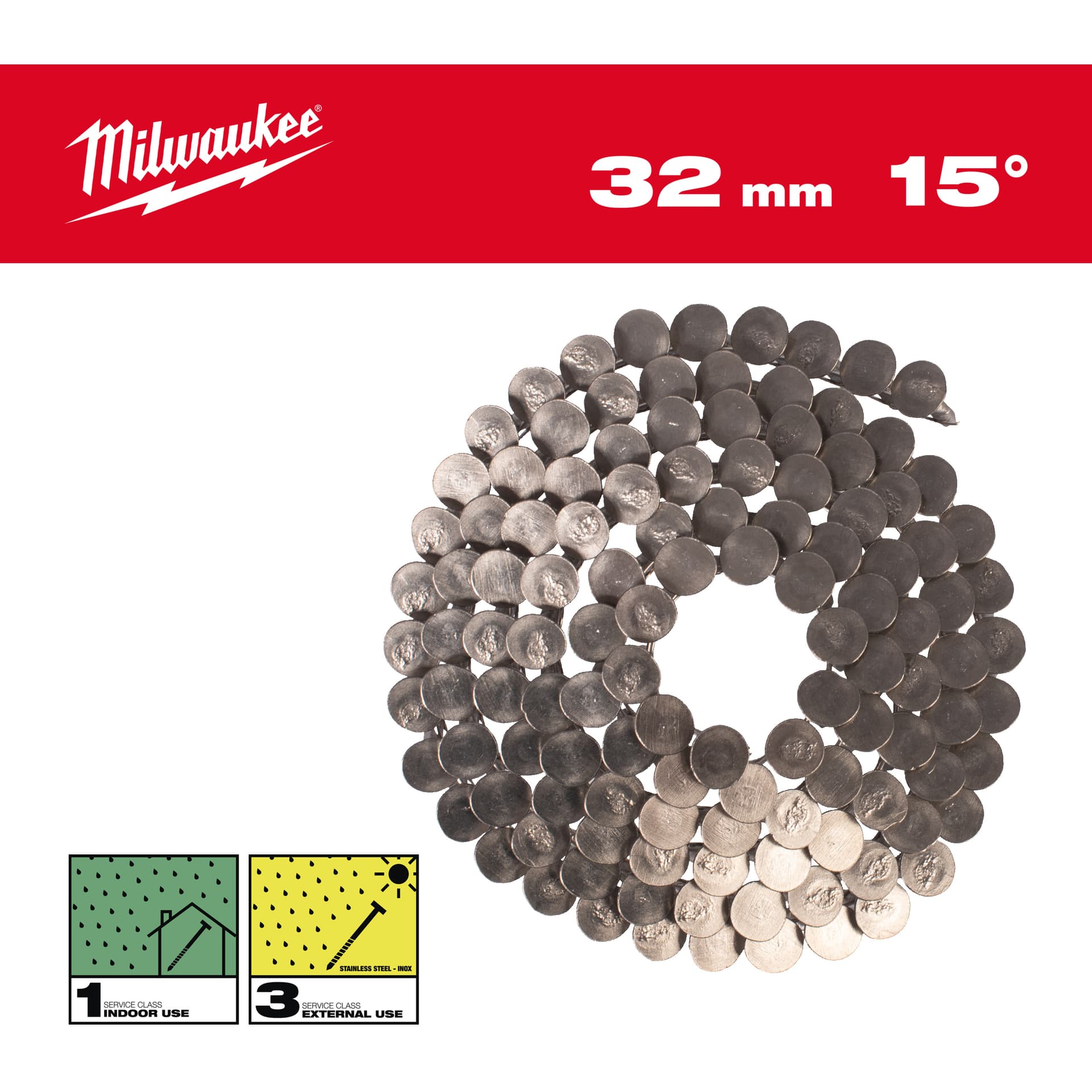 C.Cuie 15Deg RH 3.05x32mm/RS/Inox-2160