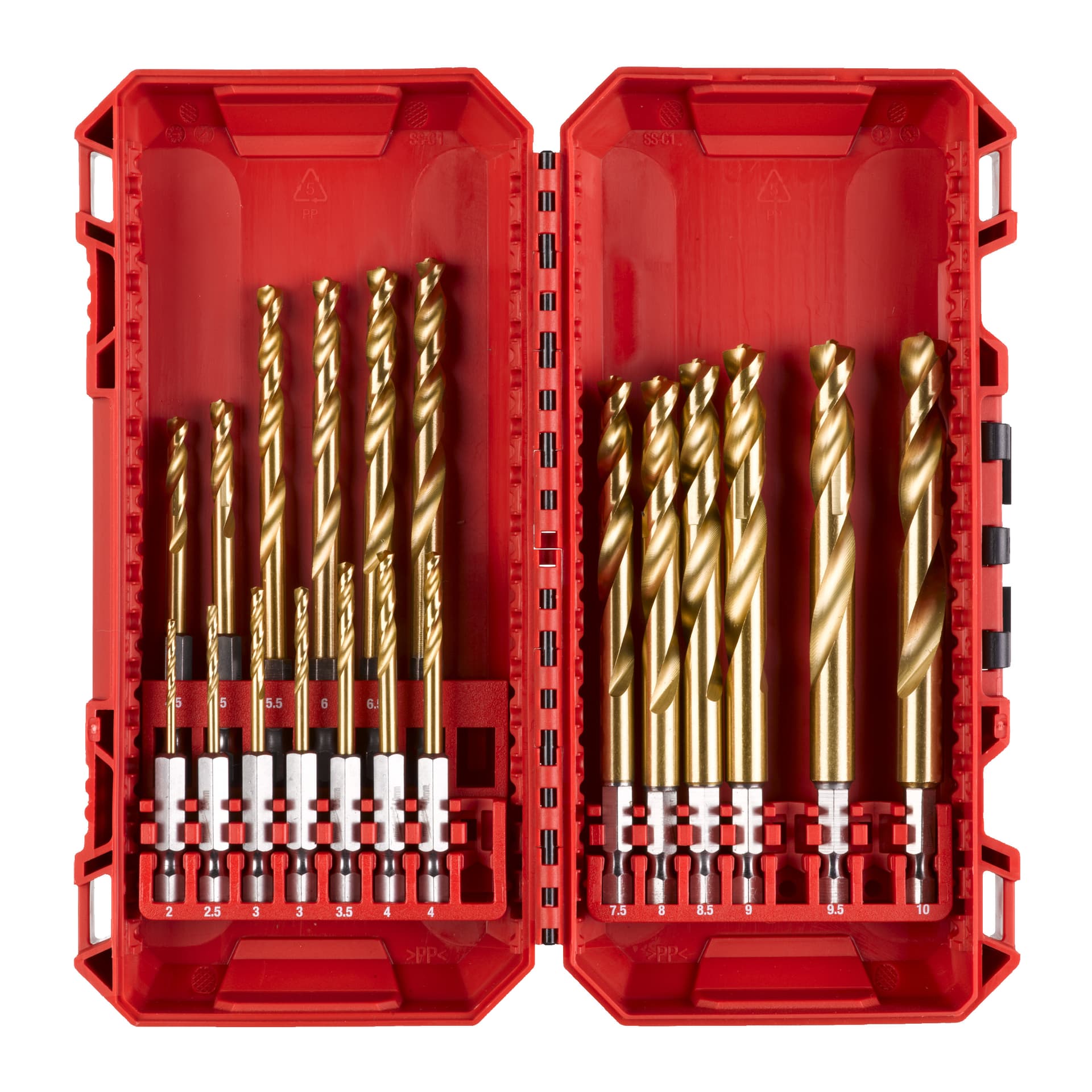 Burghiu metal SWave HSS-G Ti - set CB 19 buc