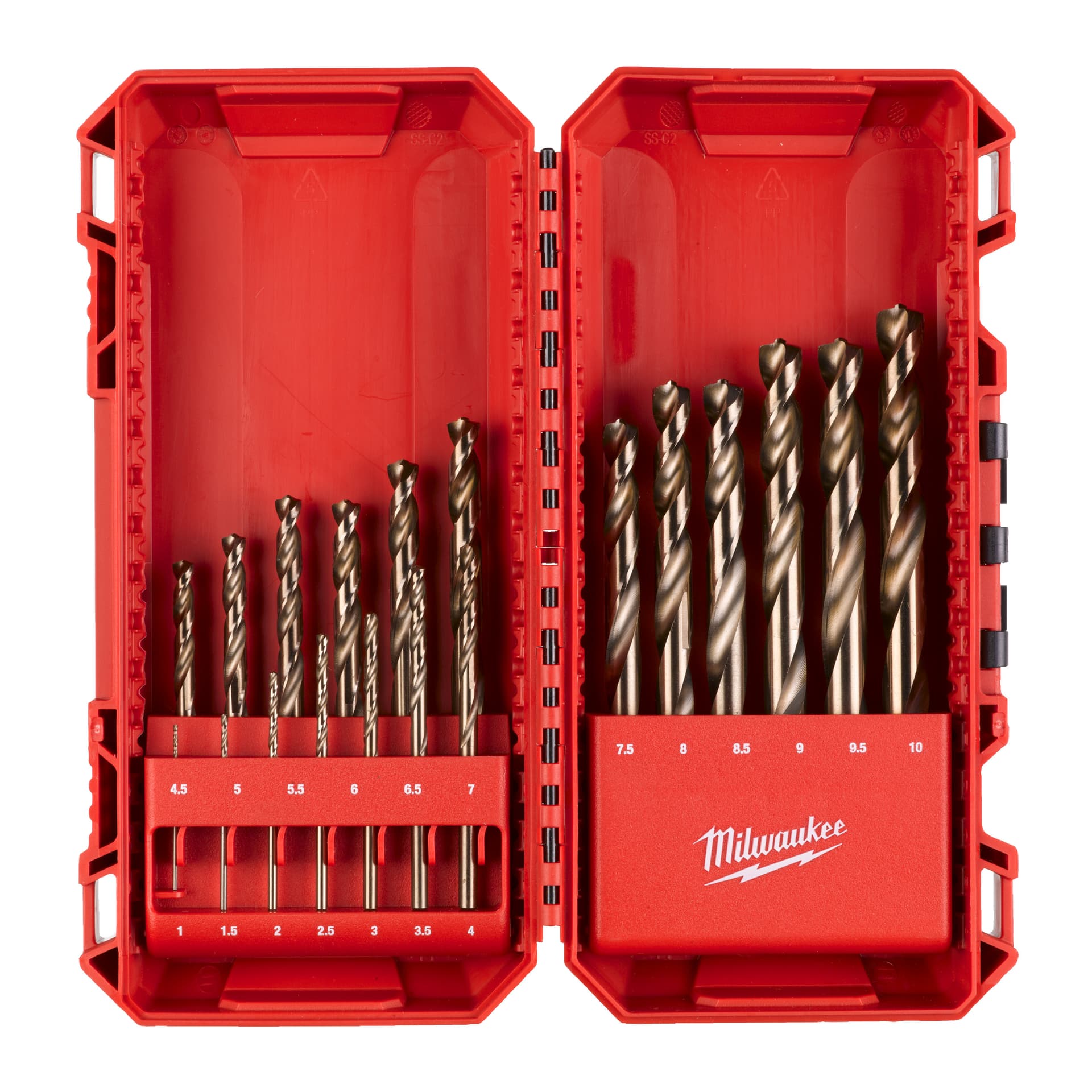Burghiu metal HSS-CO - Set CB 19 buc