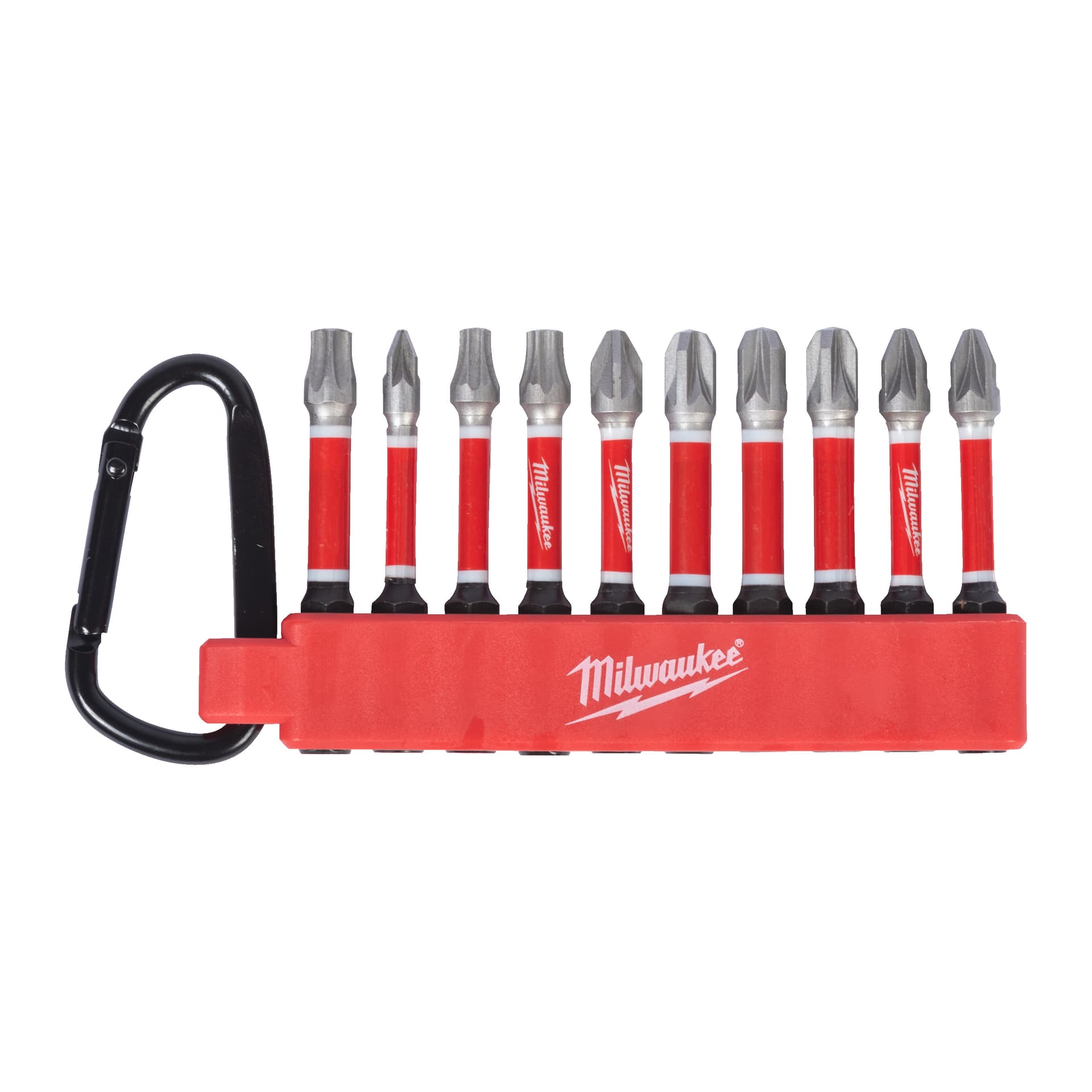 Set SHOCKWAVE™ Impact Duty Bit 10 bucăți + carabiner (Set de 3)