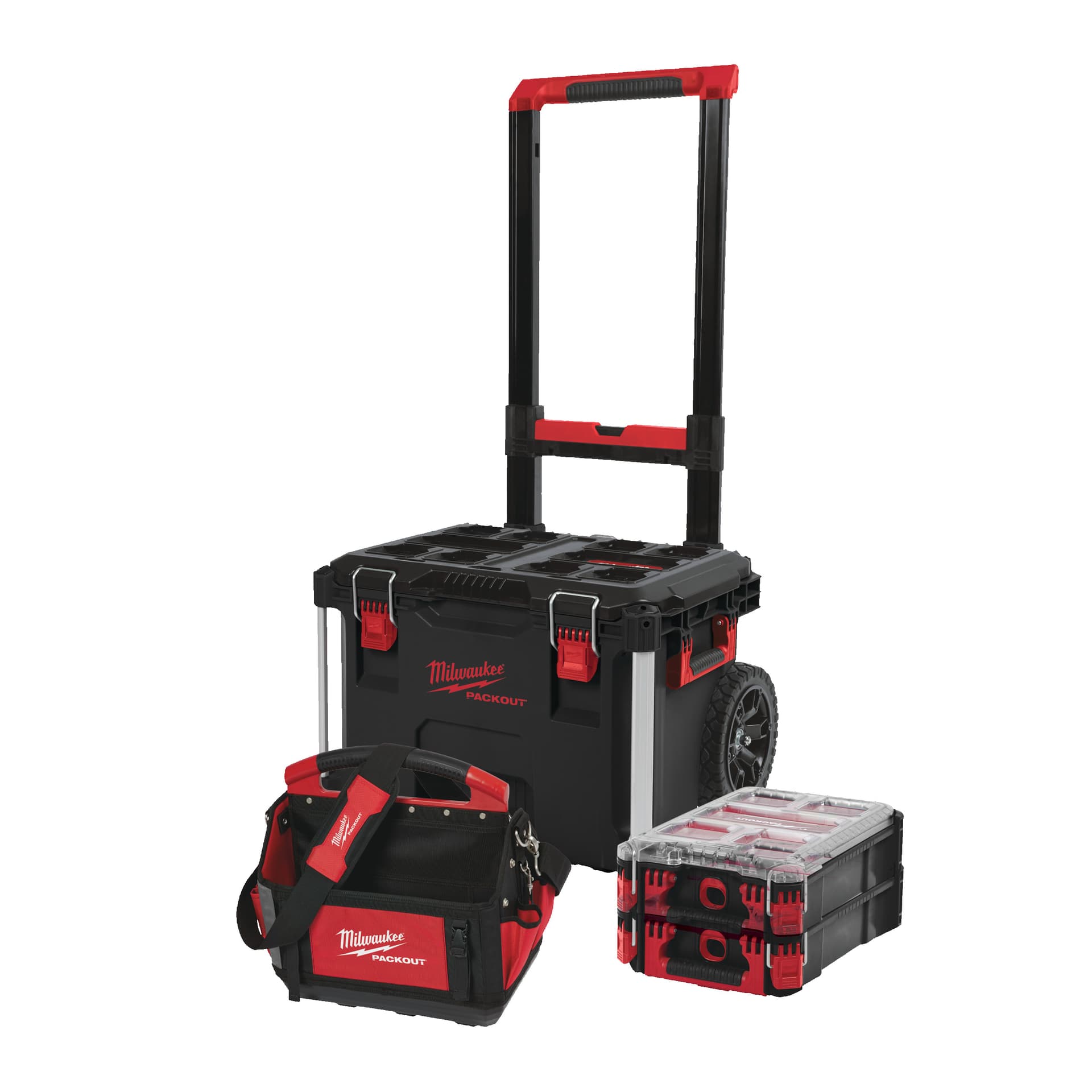 Set PACKOUT™ (Cutie mobilă, organizator compact 2x, geantă de scule 40cm)