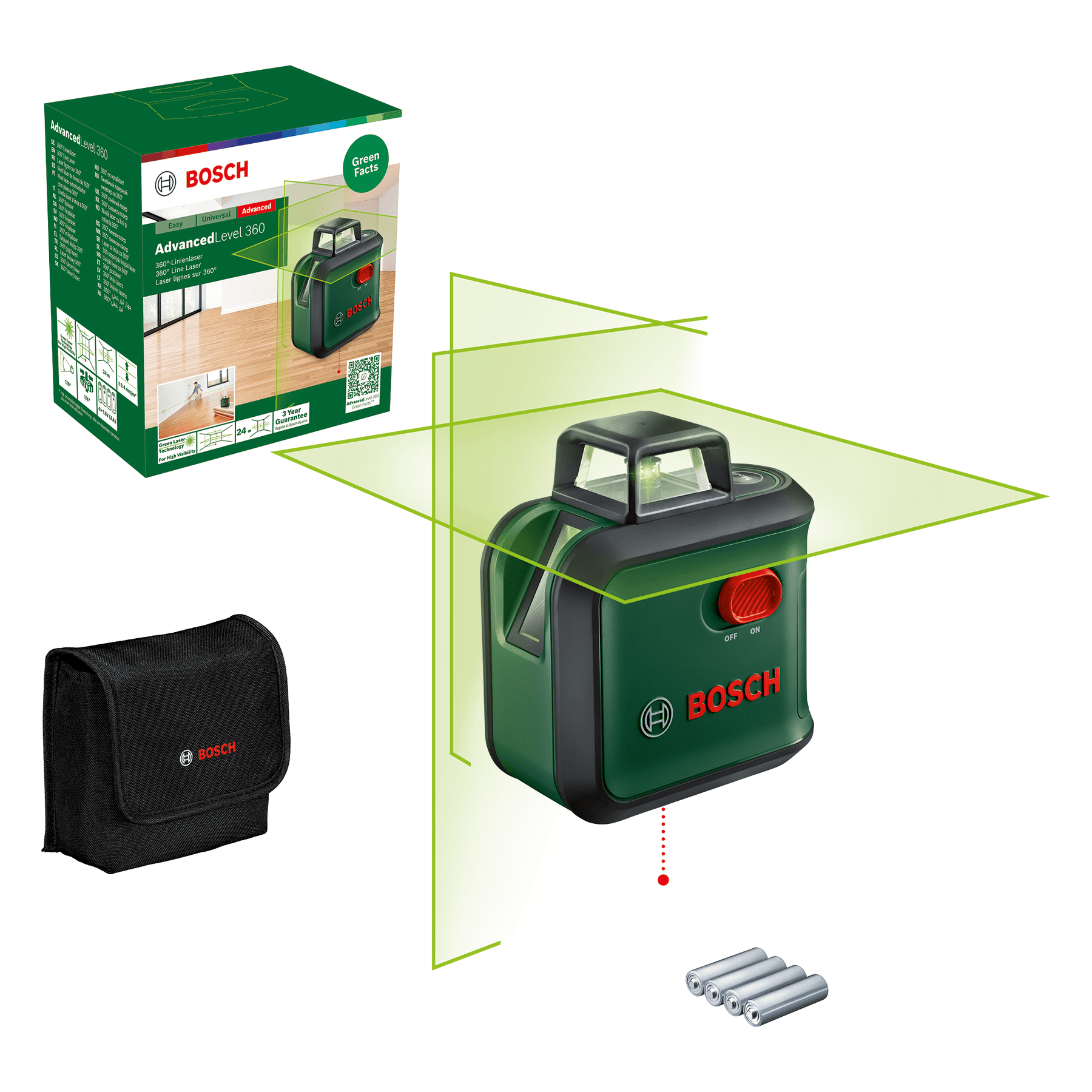 Nivelă laser cu linii AdvancedLevel 360