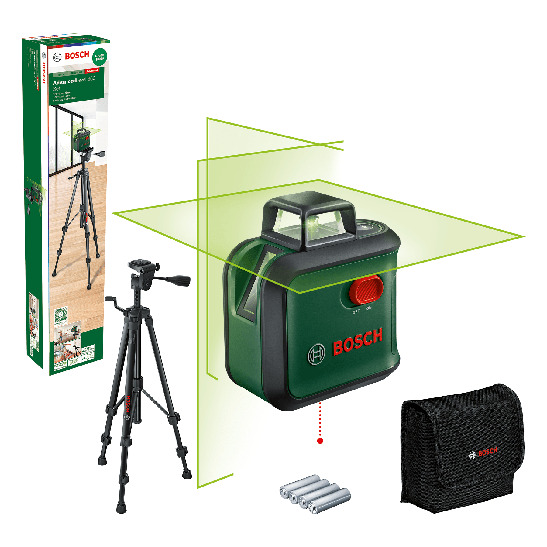 Nivelă laser cu linii Set AdvancedLevel 360