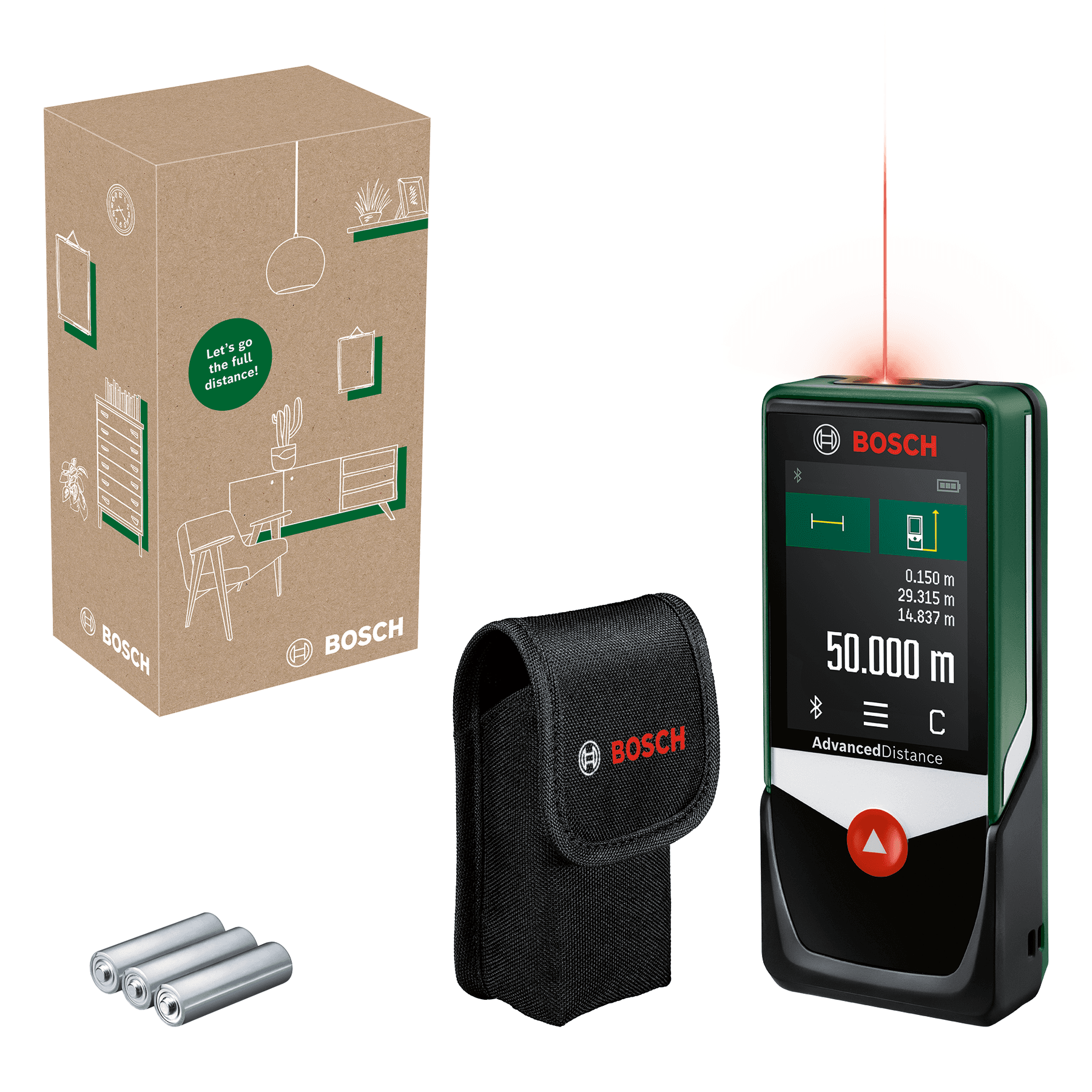 Telemetru digital cu laser AdvancedDistance 50C