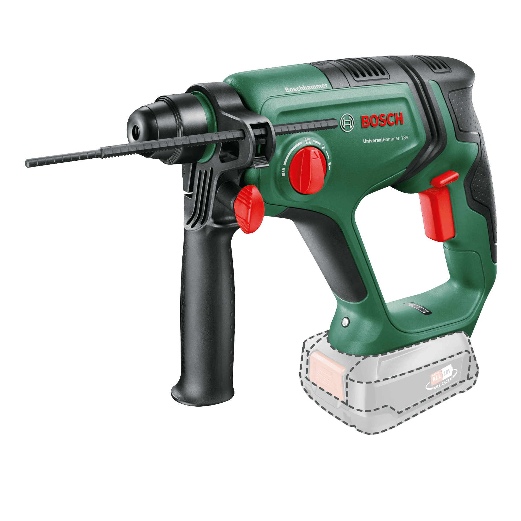 Ciocan rotopercutor cu acumulator UniversalHammer 18V