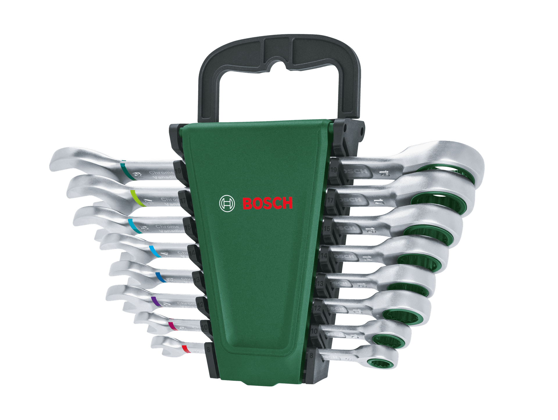 Scule manuale Set de 8 chei combinate cu clichet