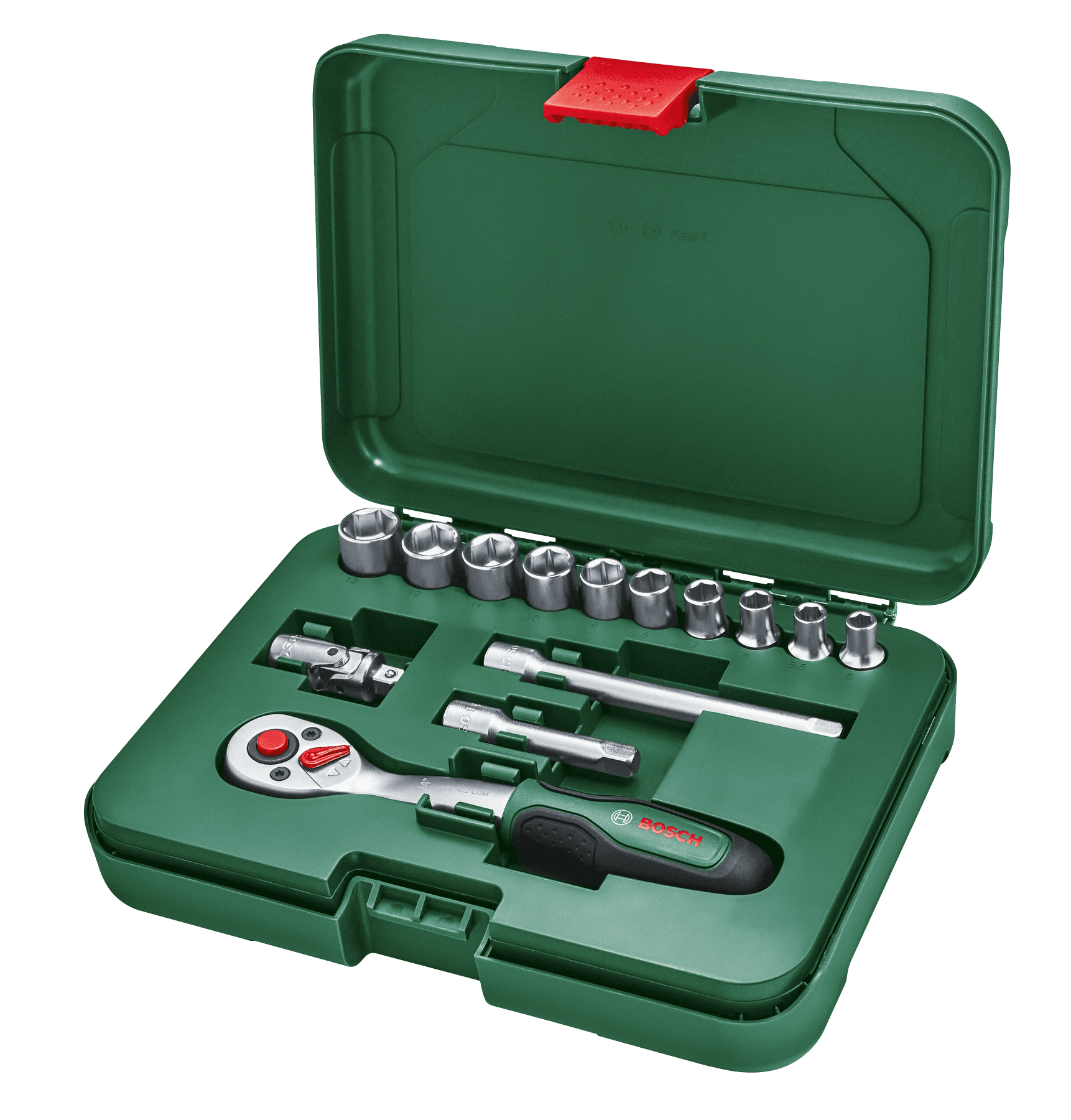 Scule manuale Set cu clichet de 1/4” din 14 piese