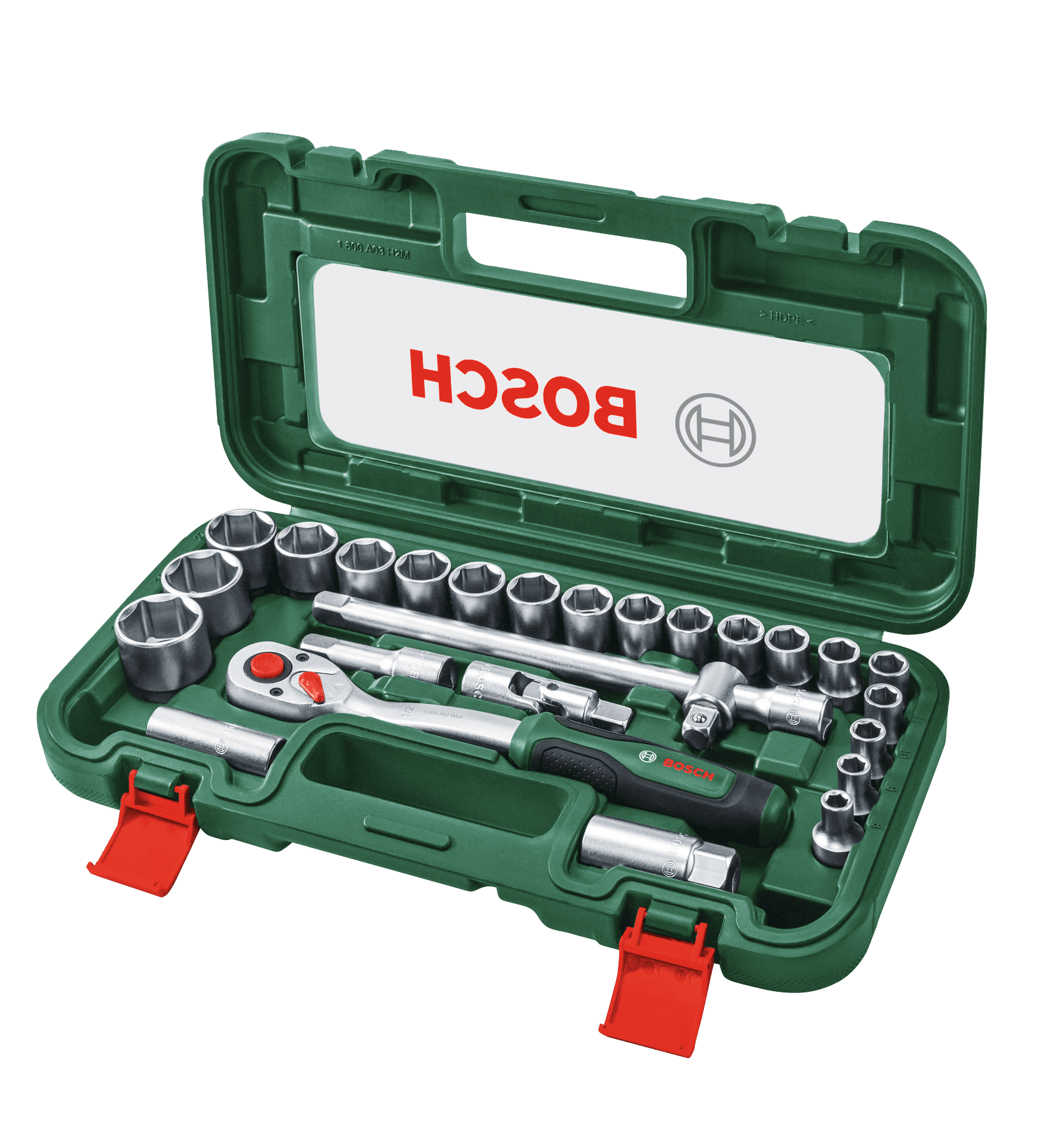 Scule manuale Set cu clichet de 1/2” cu 26 piese