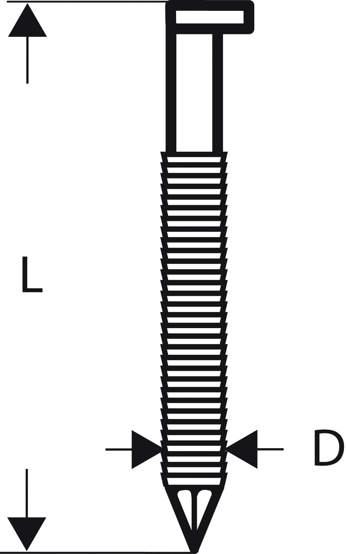 PRO SN34CH R pentru fixarea robustă a lemnului, 2.8mm