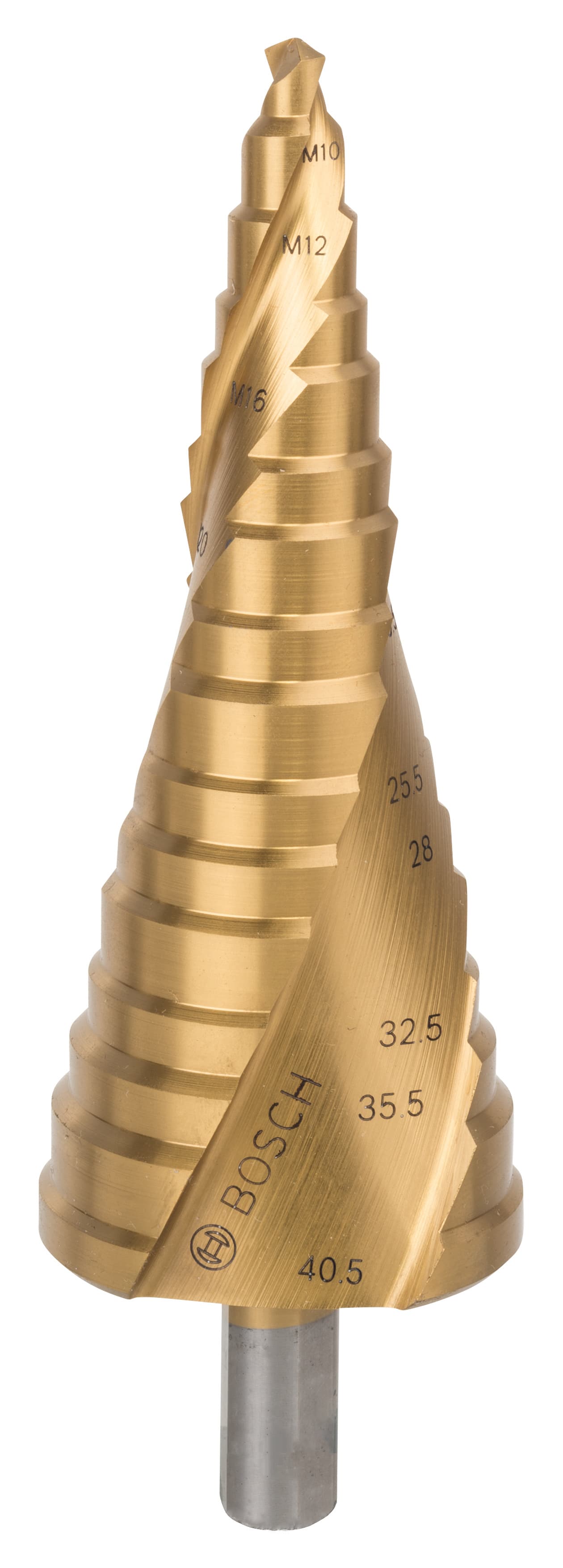 Burghiu în trepte hss-tin, 125.5mm