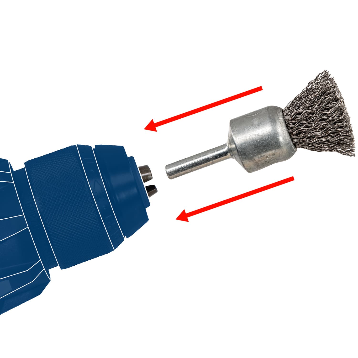 PRO Multi Material clean pentru o durată mare de viață la curățarea oțelului, metalelor neferoase, lemnului vopsit și plasticului, 100mm