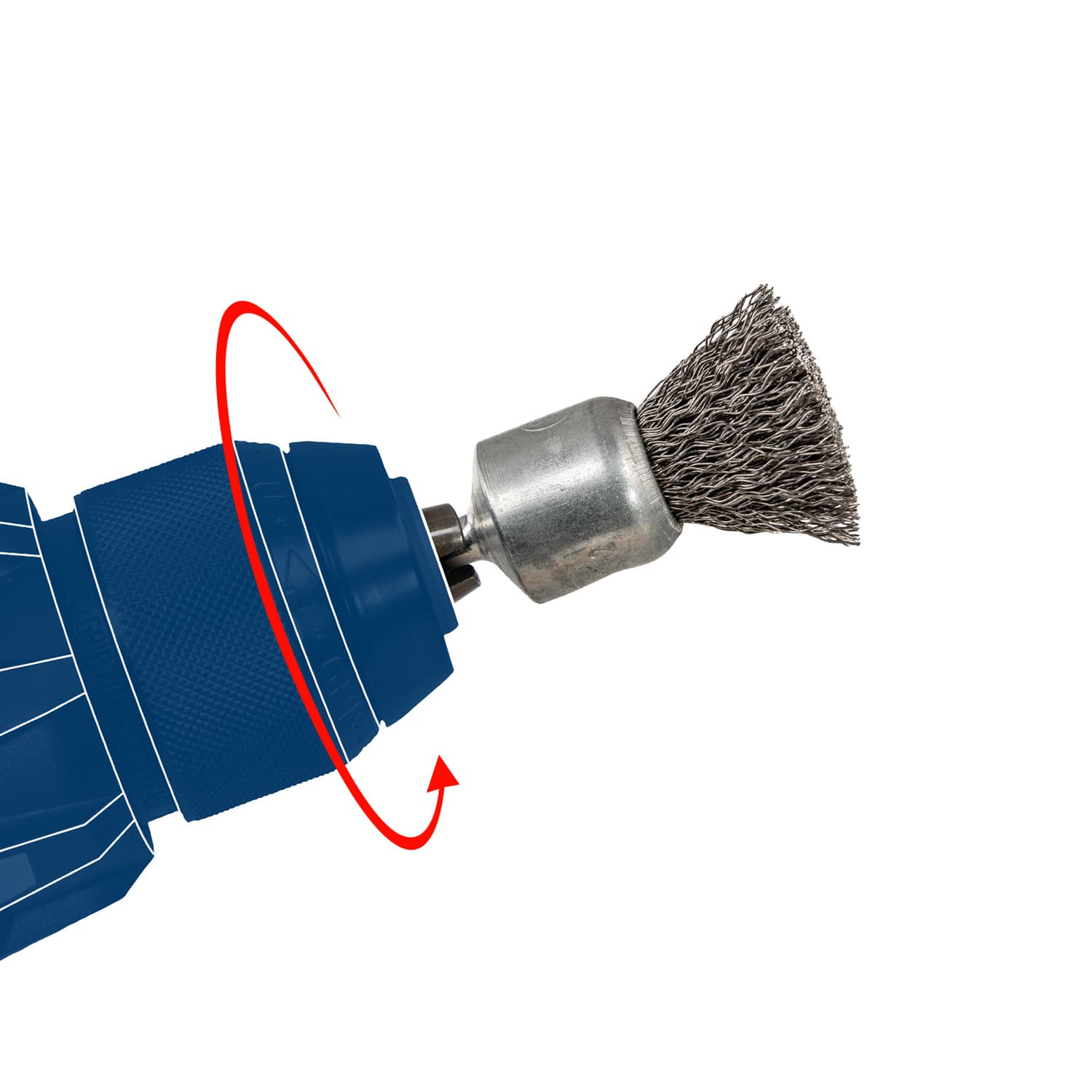 PRO Stainless Steel clean pentru o durată lungă de viață la curățarea oțelului inoxidabil, 100mm