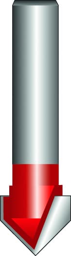 Freză de raionat expert for wood, 8 mm, r1 3 mm, d 6 mm, l 12,7 mm, g 50,8 mm, 6mm x 50.8mm