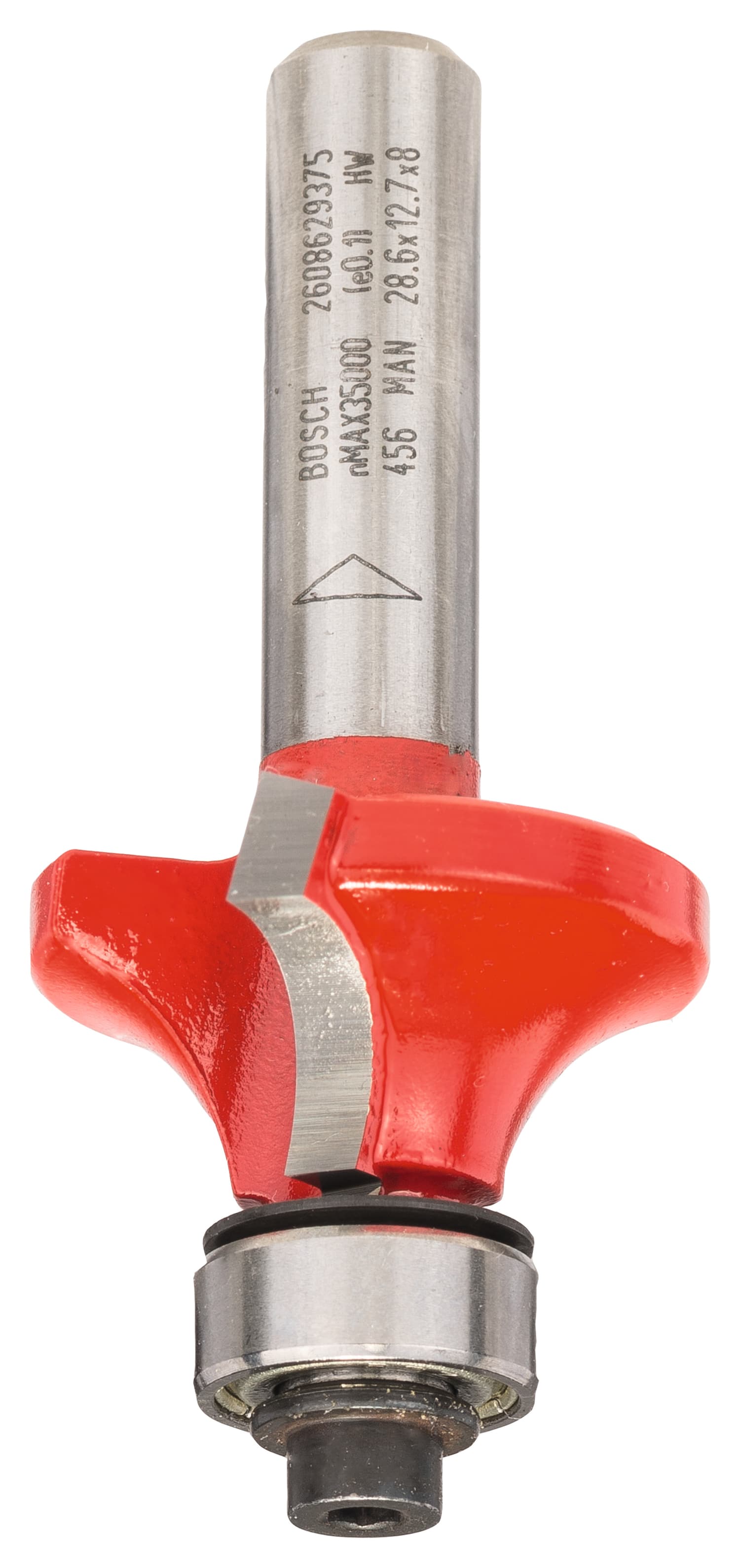 Freză de rotunjit expert for wood, 8 mm, d 28,6 mm, r1 8 mm, l 12,7 mm, g 55 mm, 28,6mm x 55.2mm