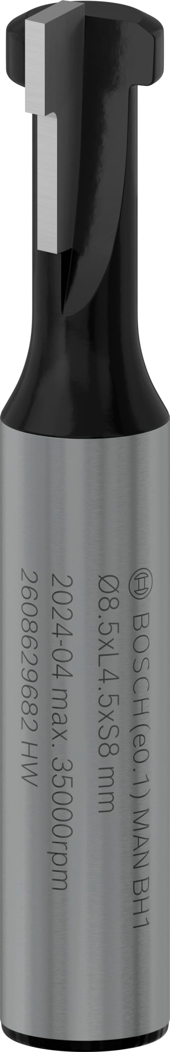 PRO Router Bit for Precision cutting T-shaped slots, 5,6mm x 50mm