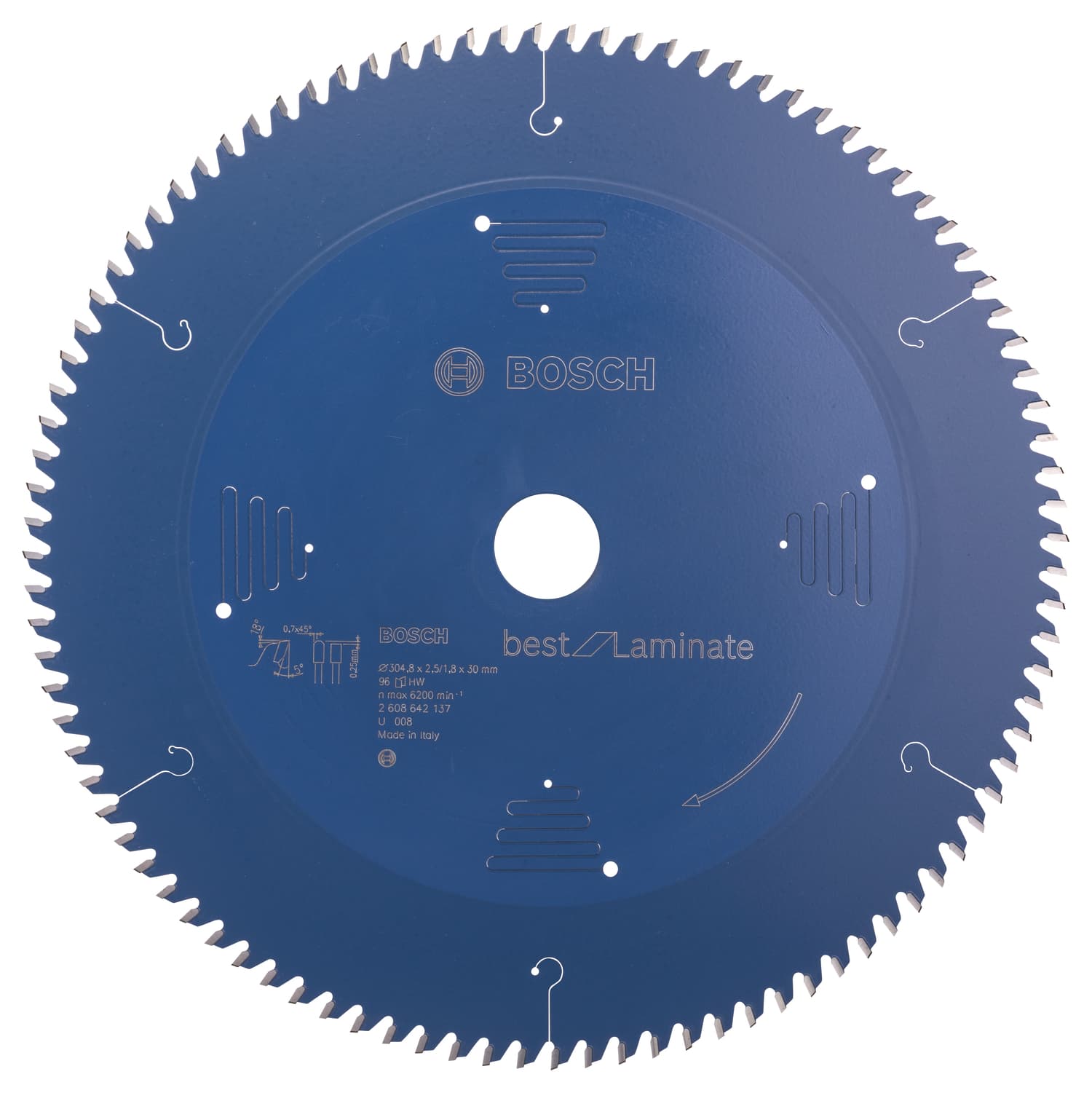 Pânză de ferăstrău circular best for laminate, 305mm x 1.8mm