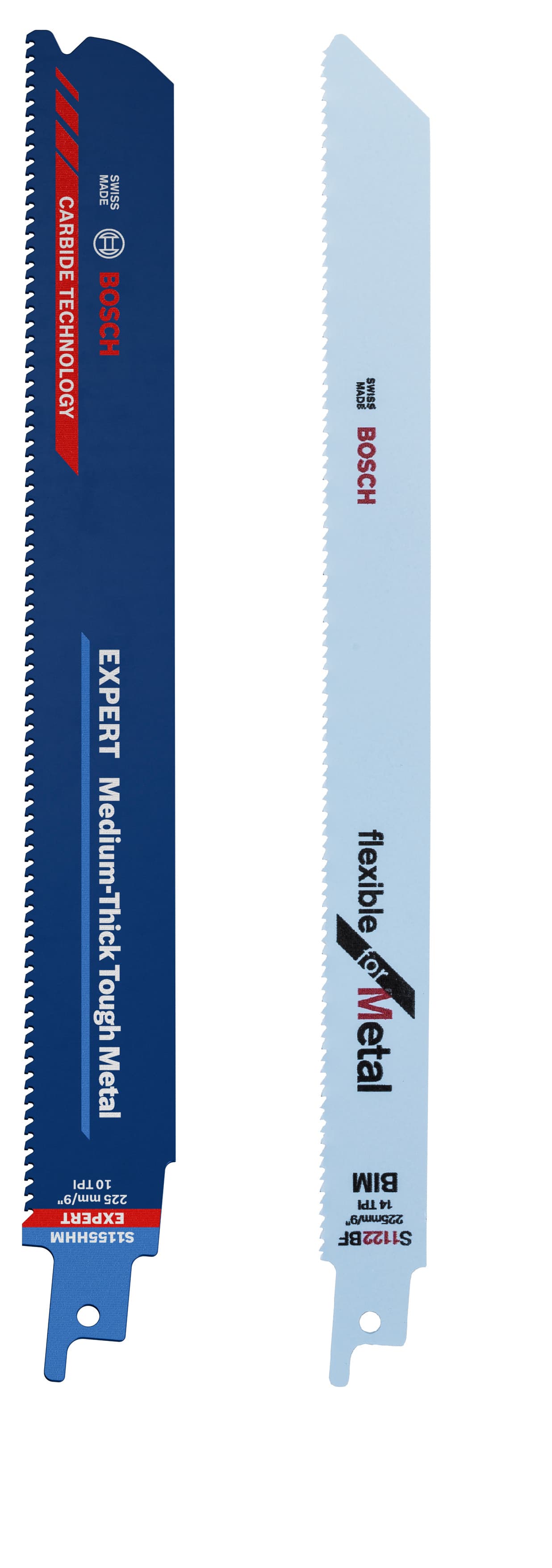 25-piece s 1122 bf + 1 expert medium-thick tough metal s 1155 hhm reciprocation saw blade set