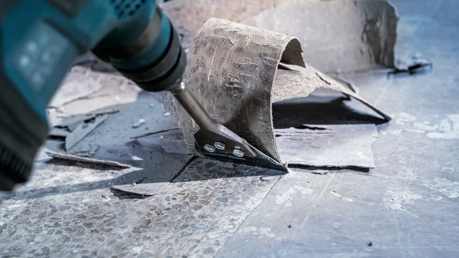 PRO SDS max Floor Scraper pentru îndepărtarea rapidă a plăcilor ceramice