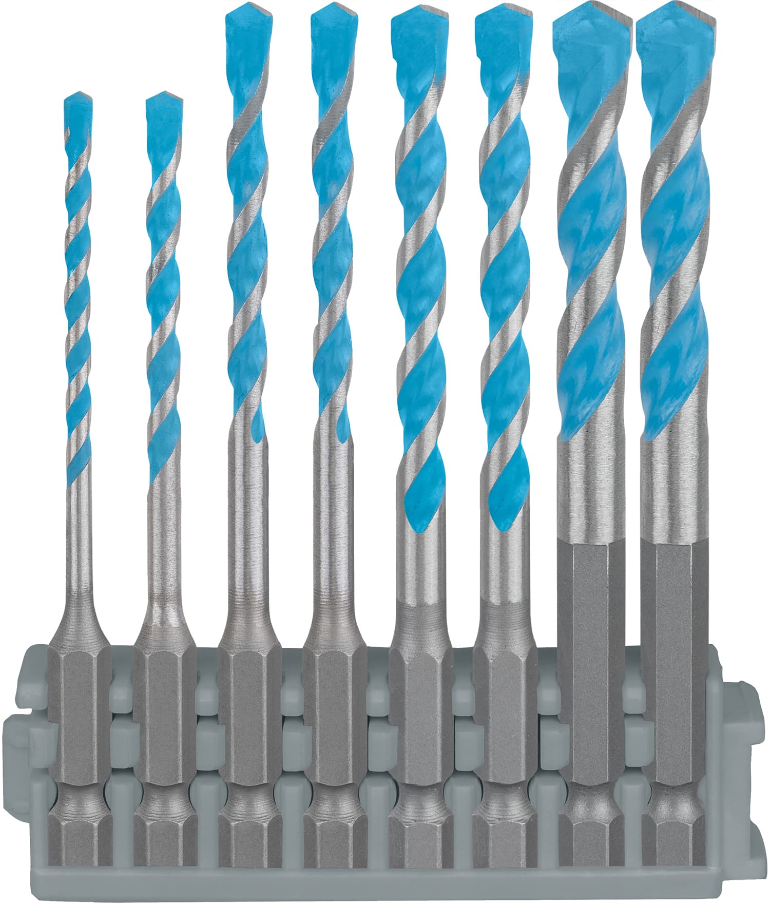 Burghie EXPERT HEX-9 Multi Construction pentru găurirea cu precizie maximă în diverse materiale, 3-8mm x 90-100mm
