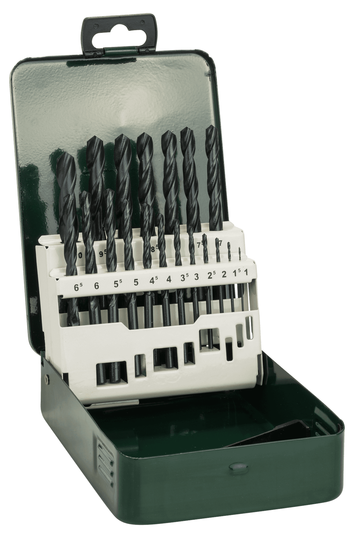 Set de burghie pentru metal hss-r, din 338, 19 bucăți
